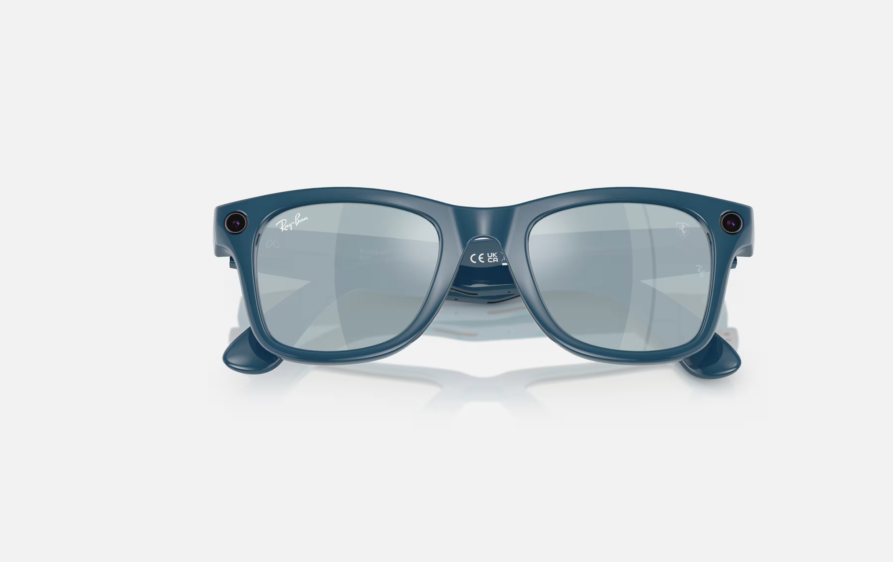 blue sunglasses front view