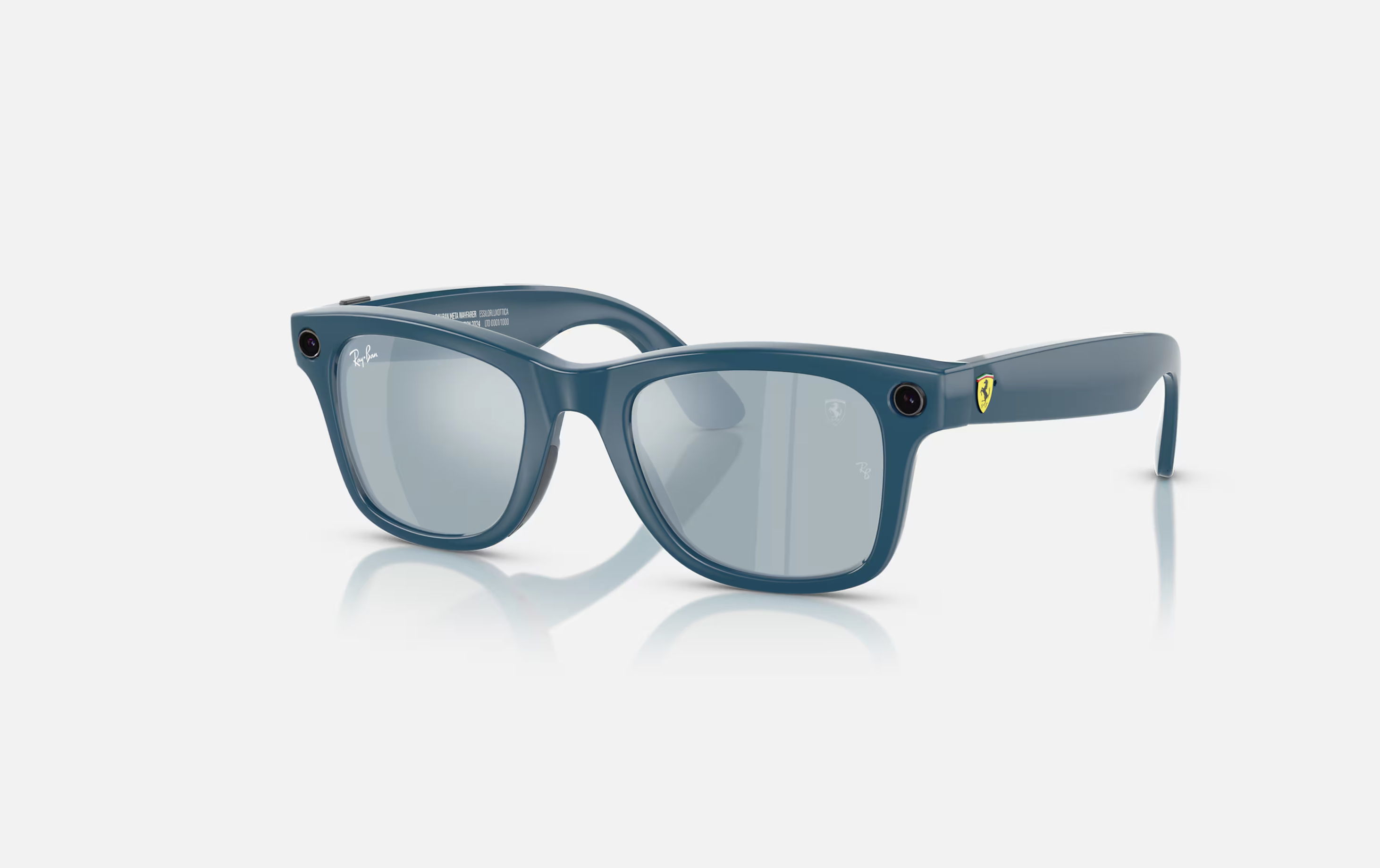 blue sunglasses side view