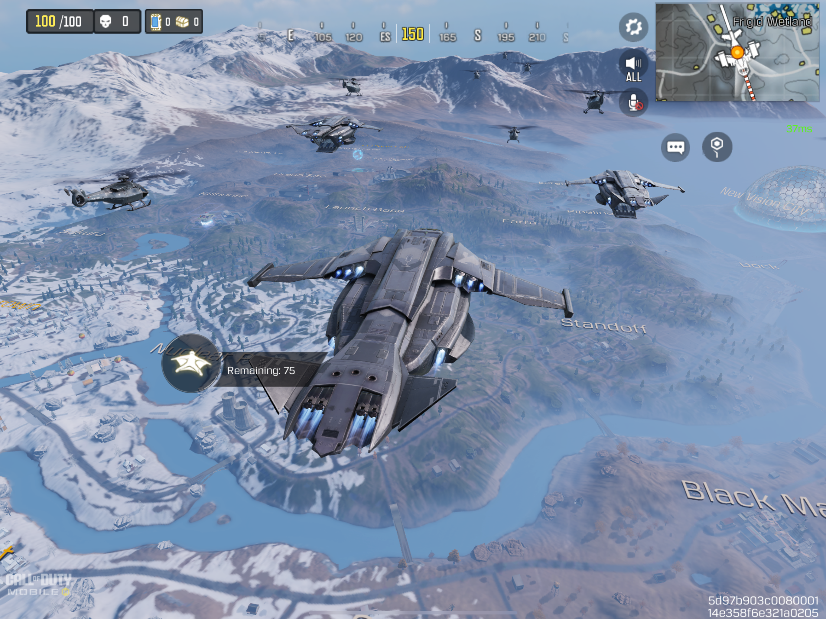 call of duty aircraft view