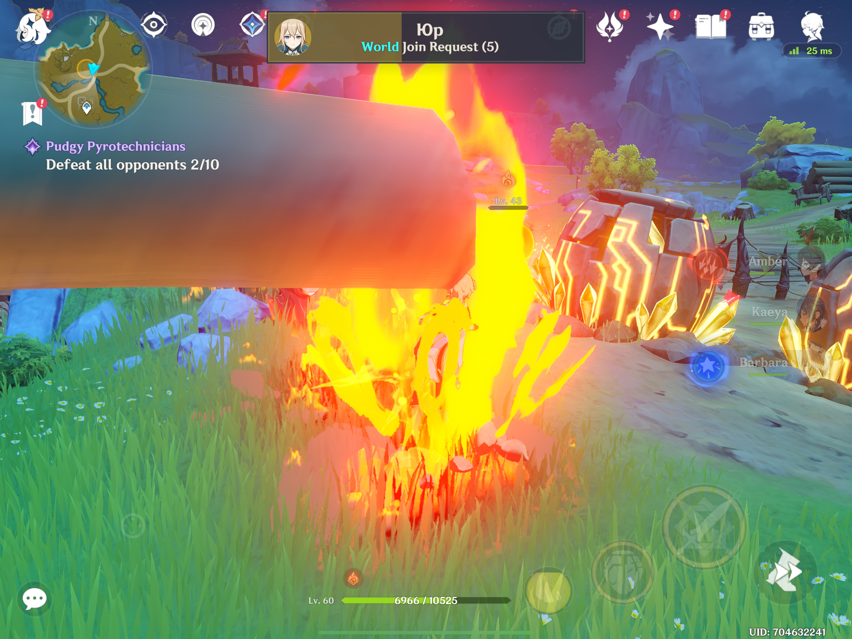 character fire battle