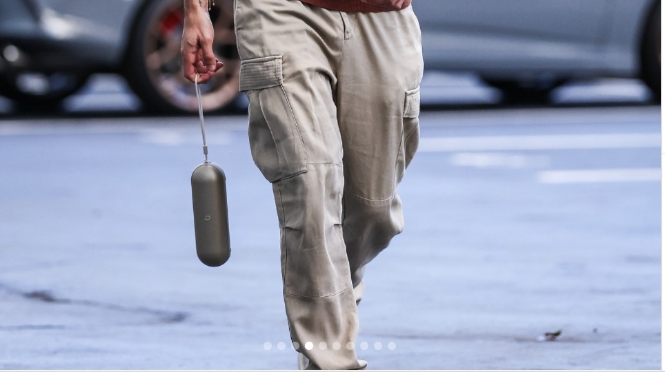 close up of speaker on street