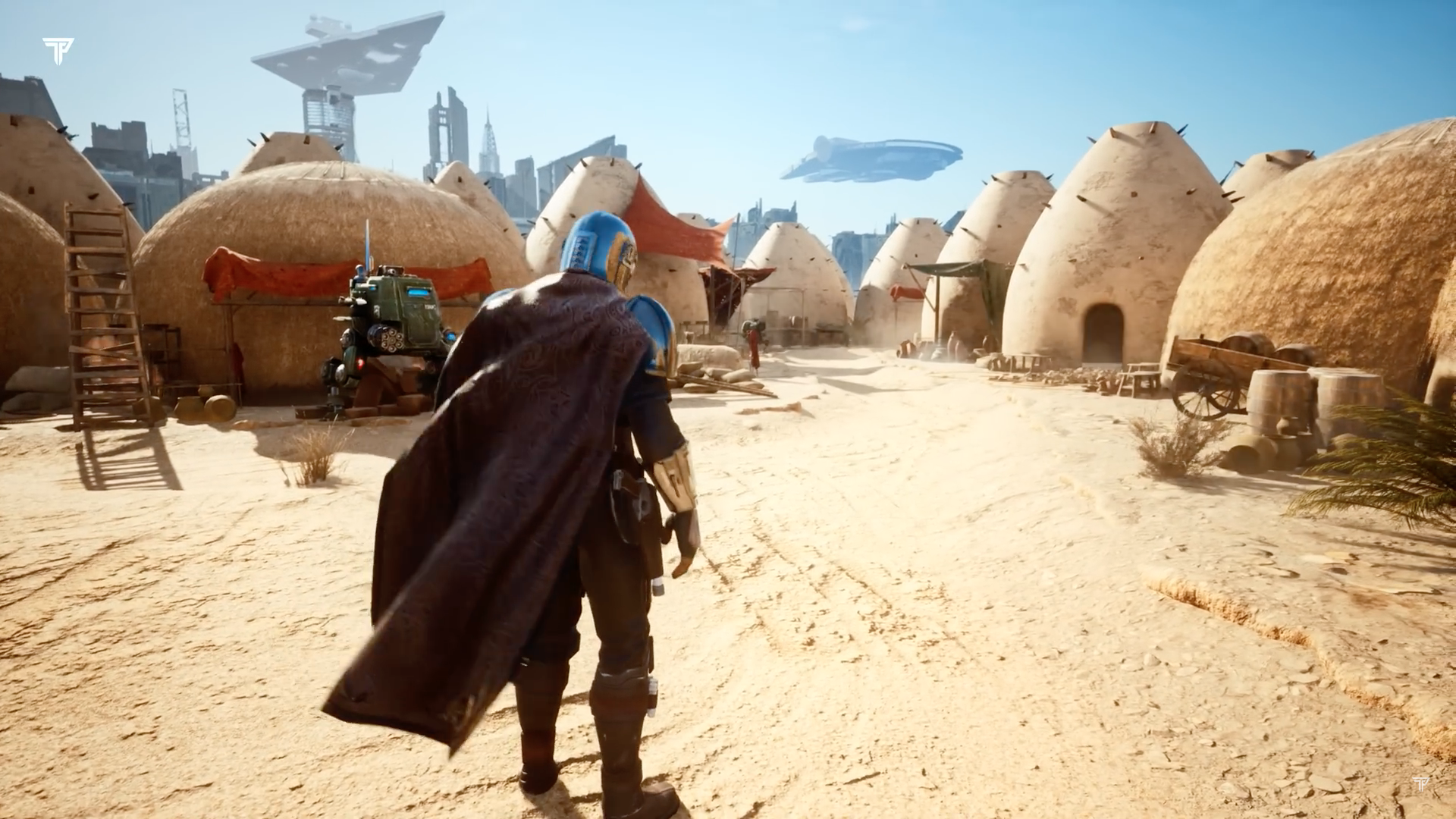 desert village scene