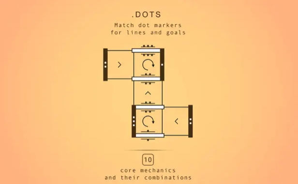 dots puzzle game mechanics
