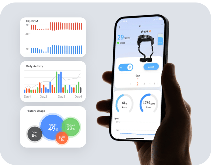 fitness tracker app display