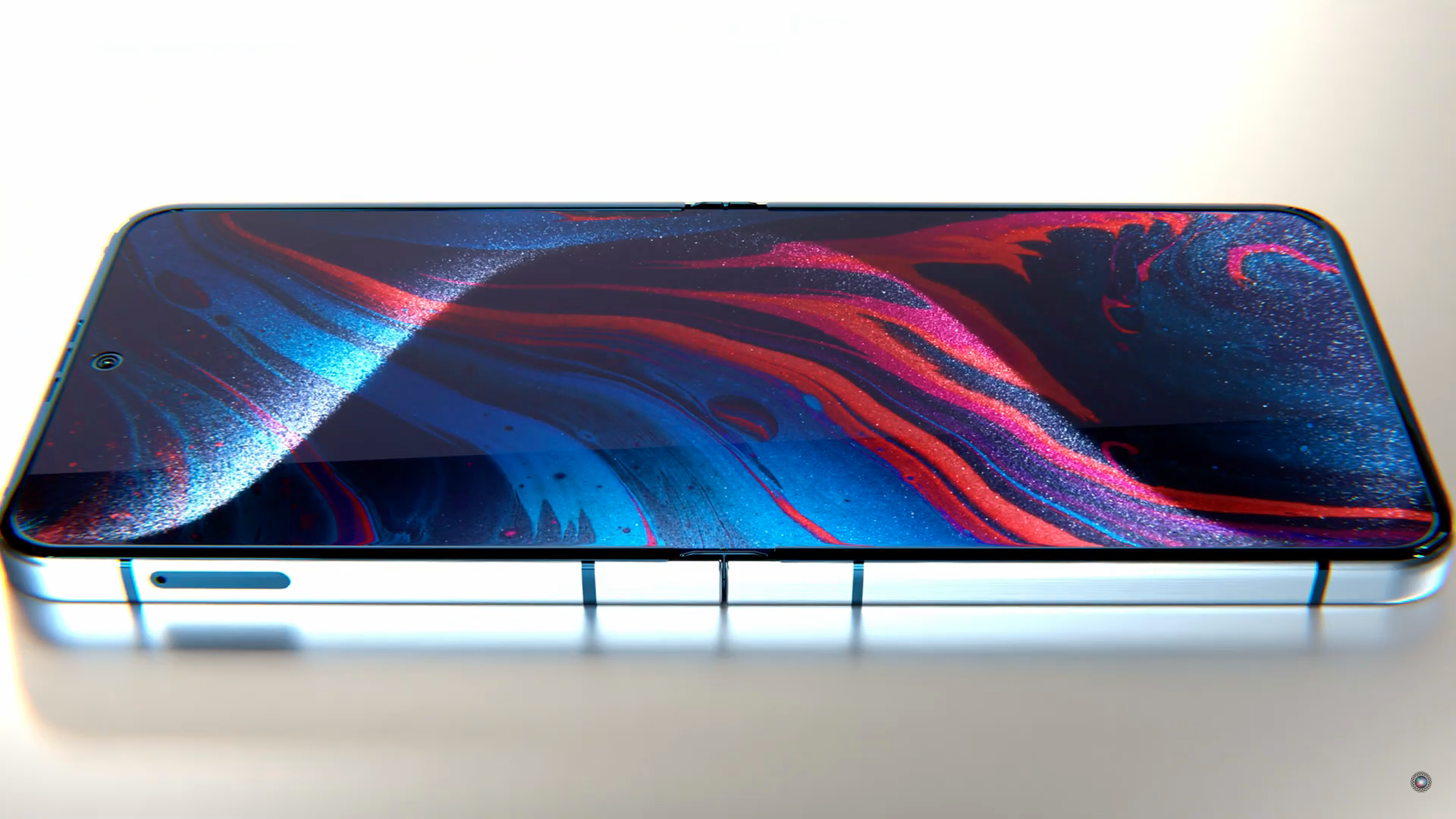 foldable smartphone colorful screen