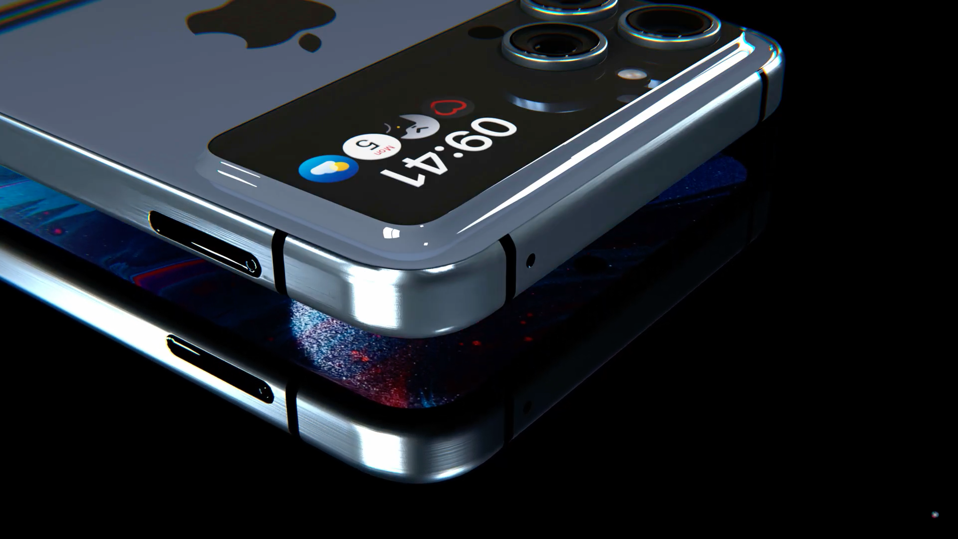 foldable smartphone dual view