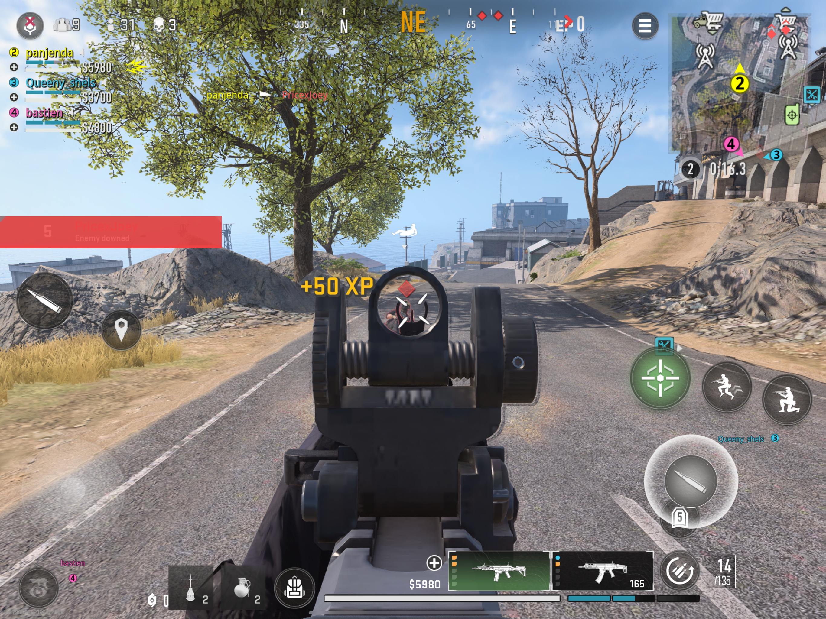 gameplay aiming xp gain