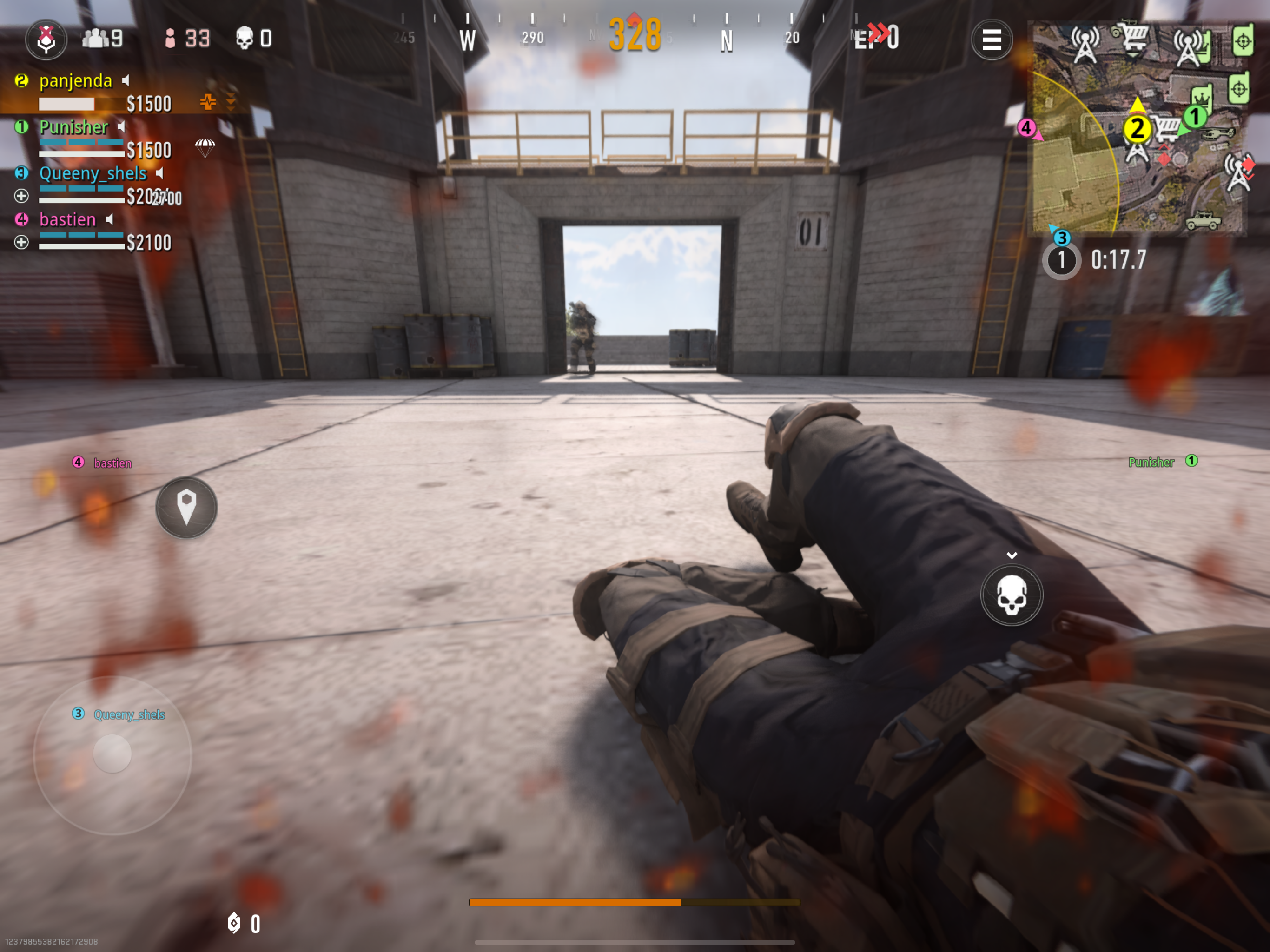 gameplay soldier on ground