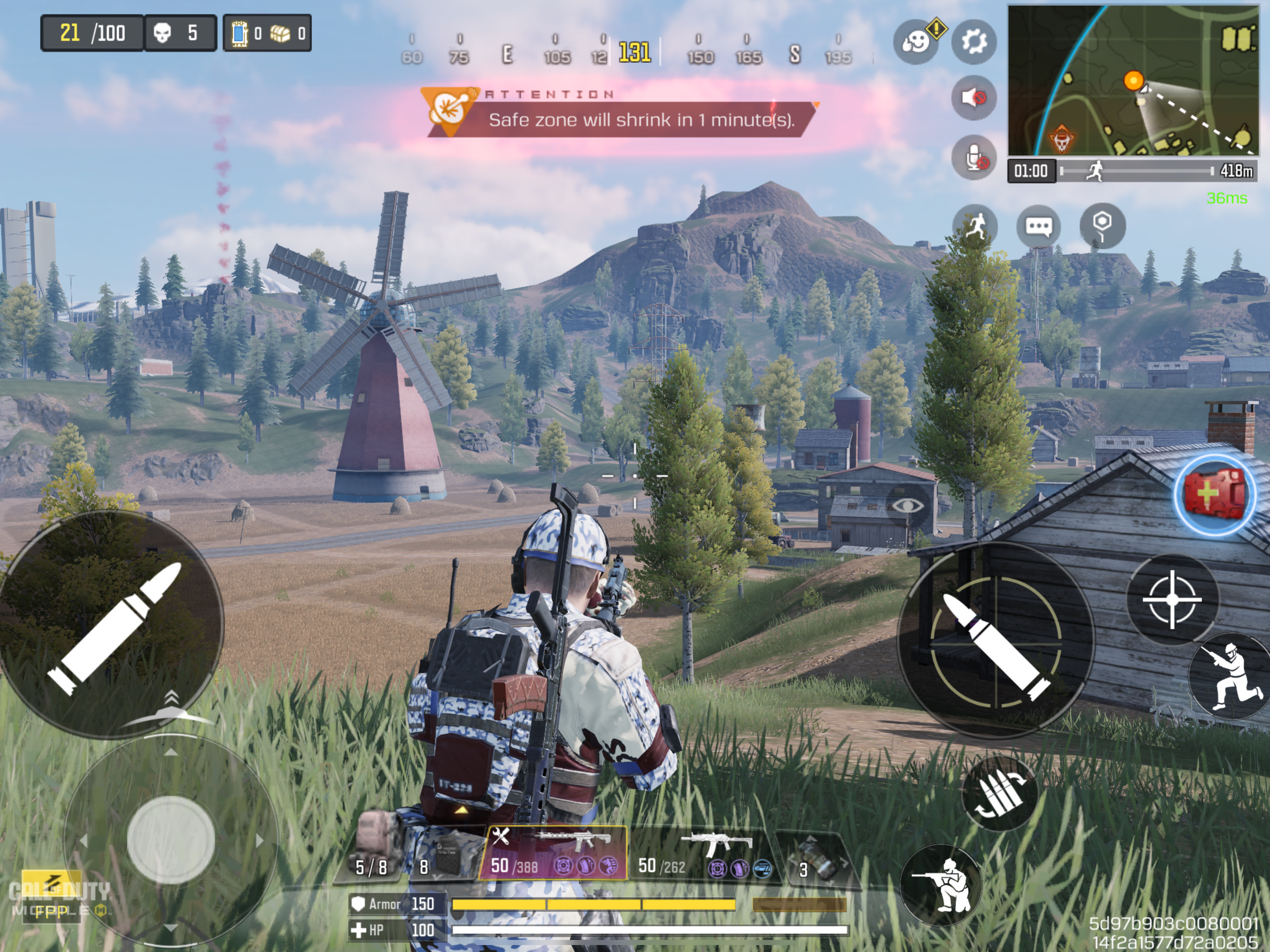 gameplay soldier windmill background