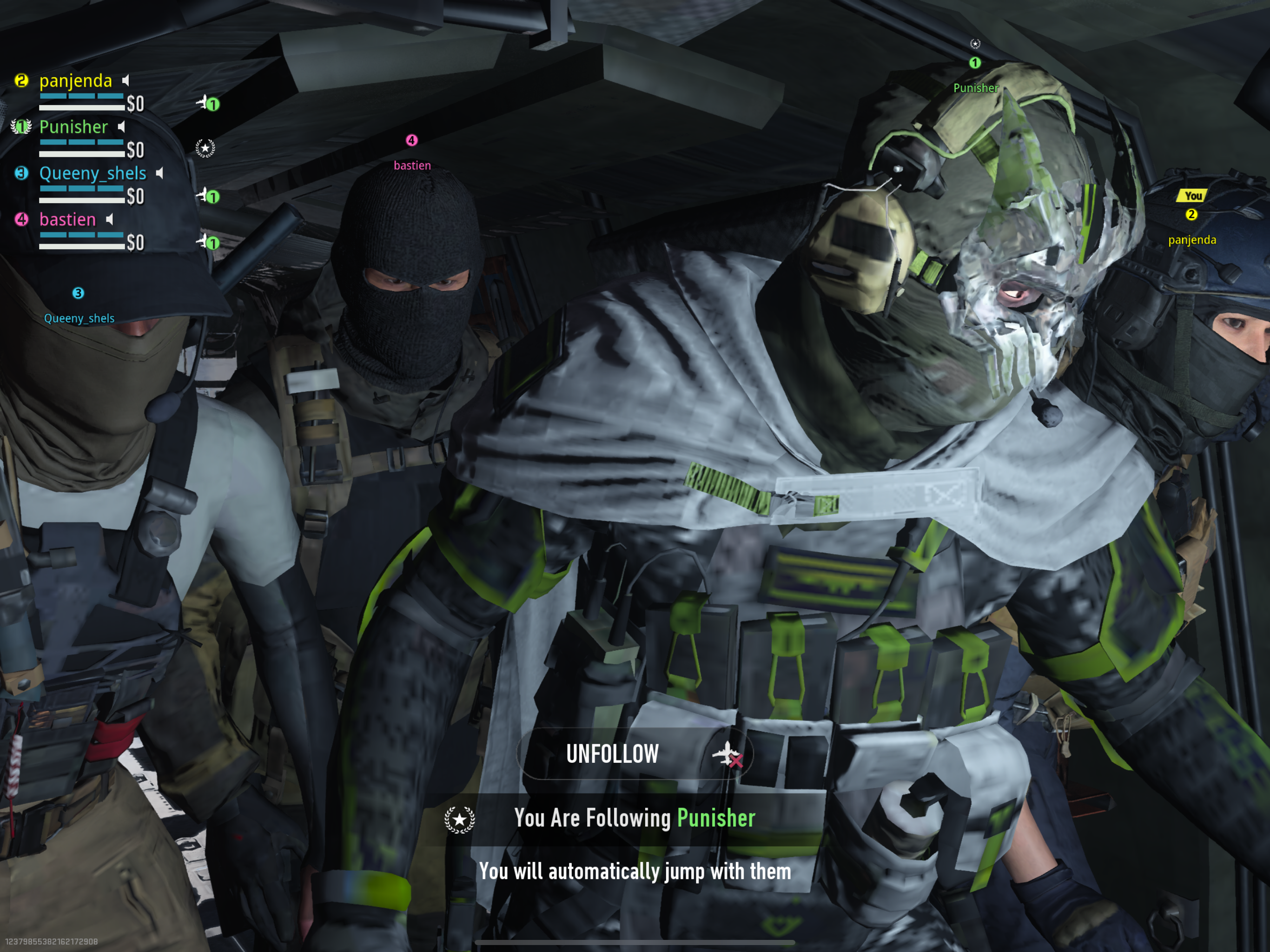 gameplay soldiers inside helicopter