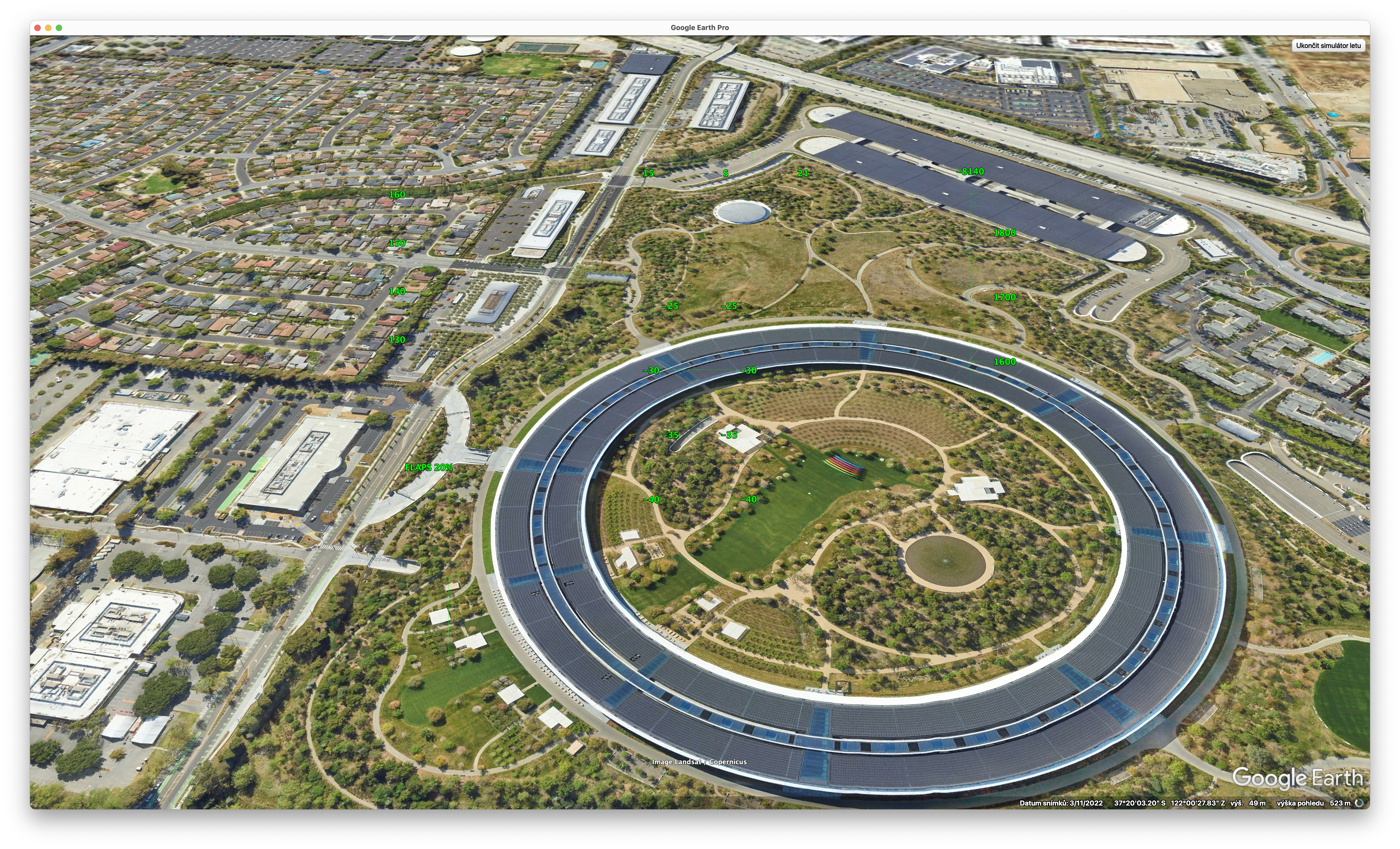 google earth apple campus