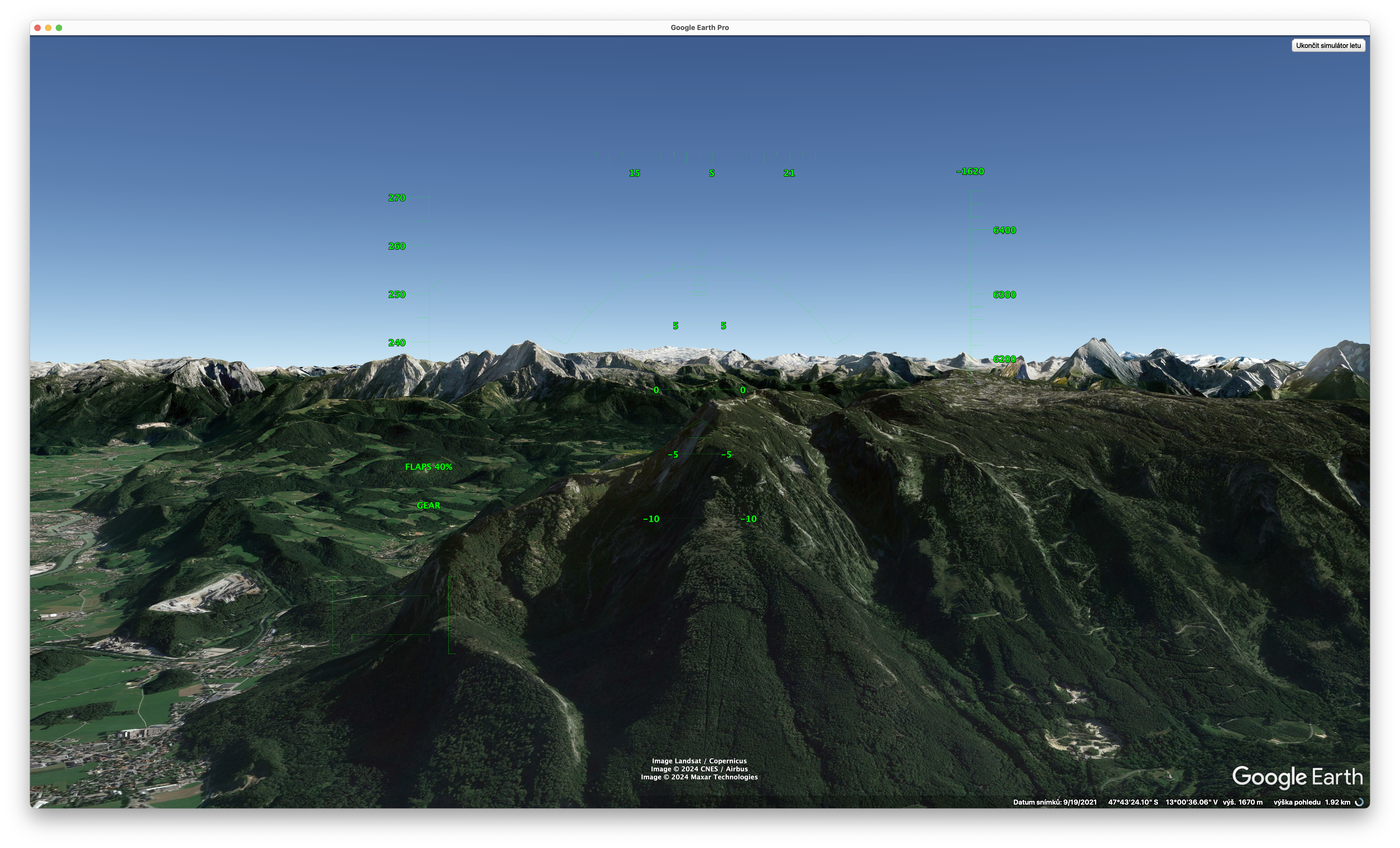 google earth mountain view