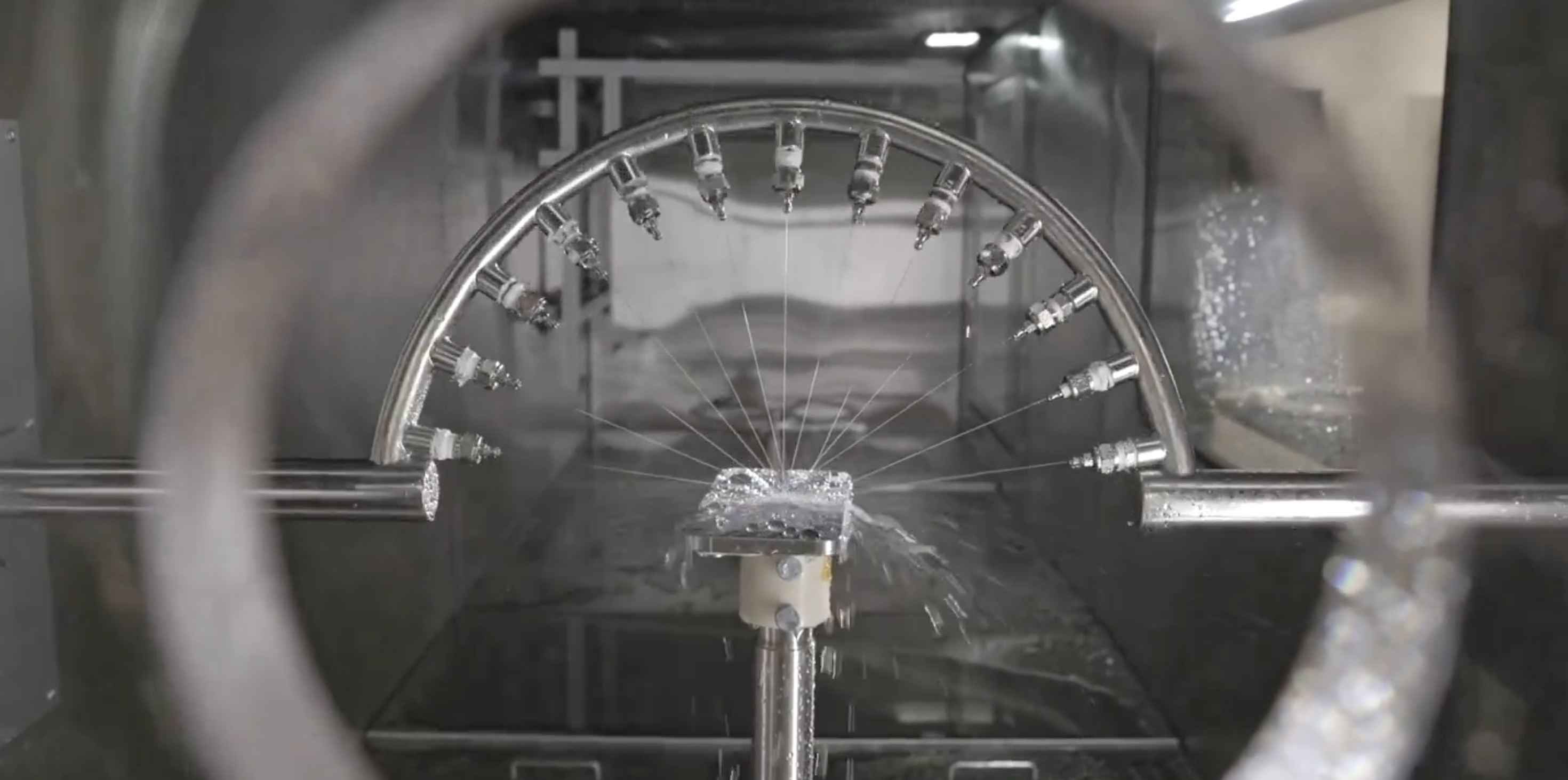 industrial water spray test