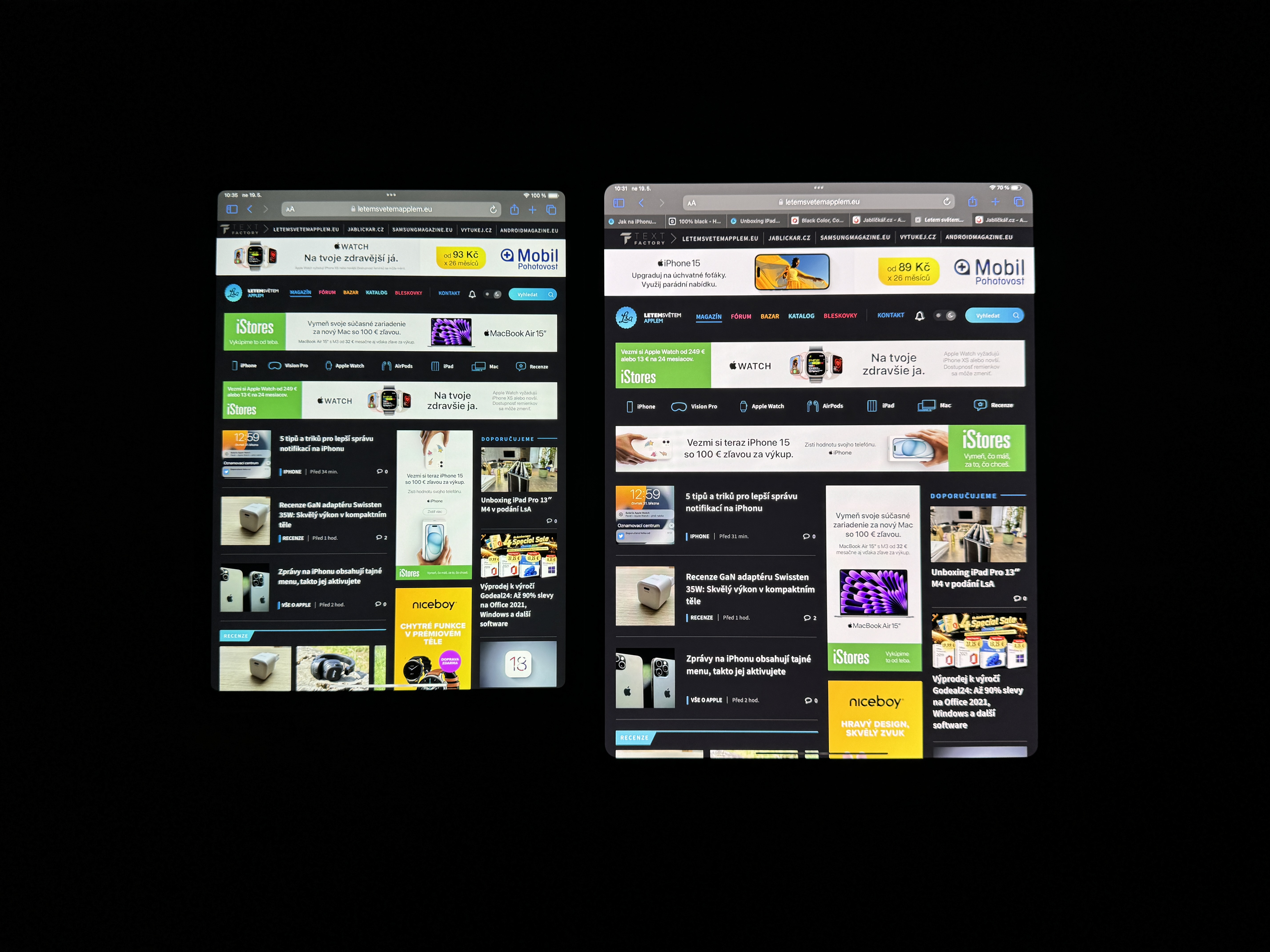 ipad browser comparison