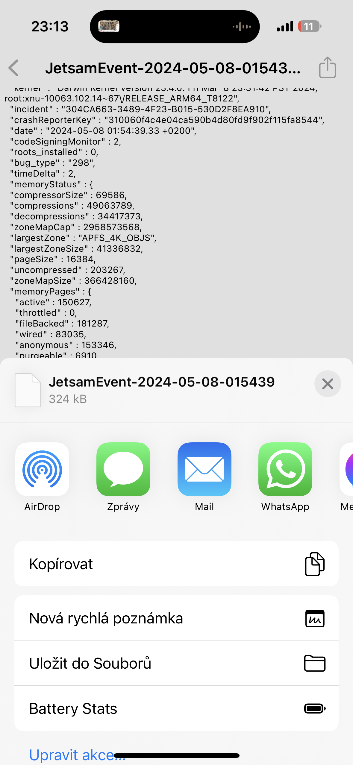 iphone analytics file sharing