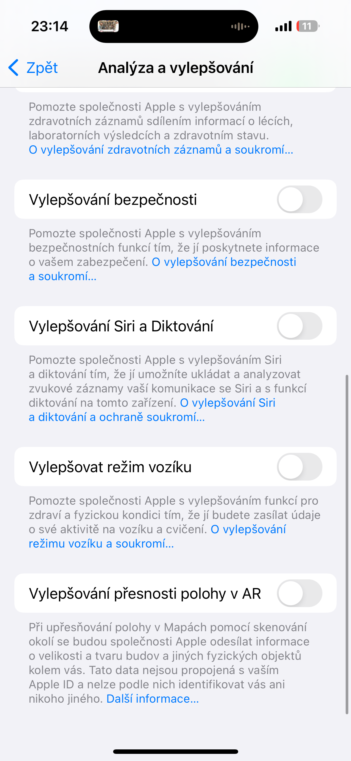 iphone settings enhancements