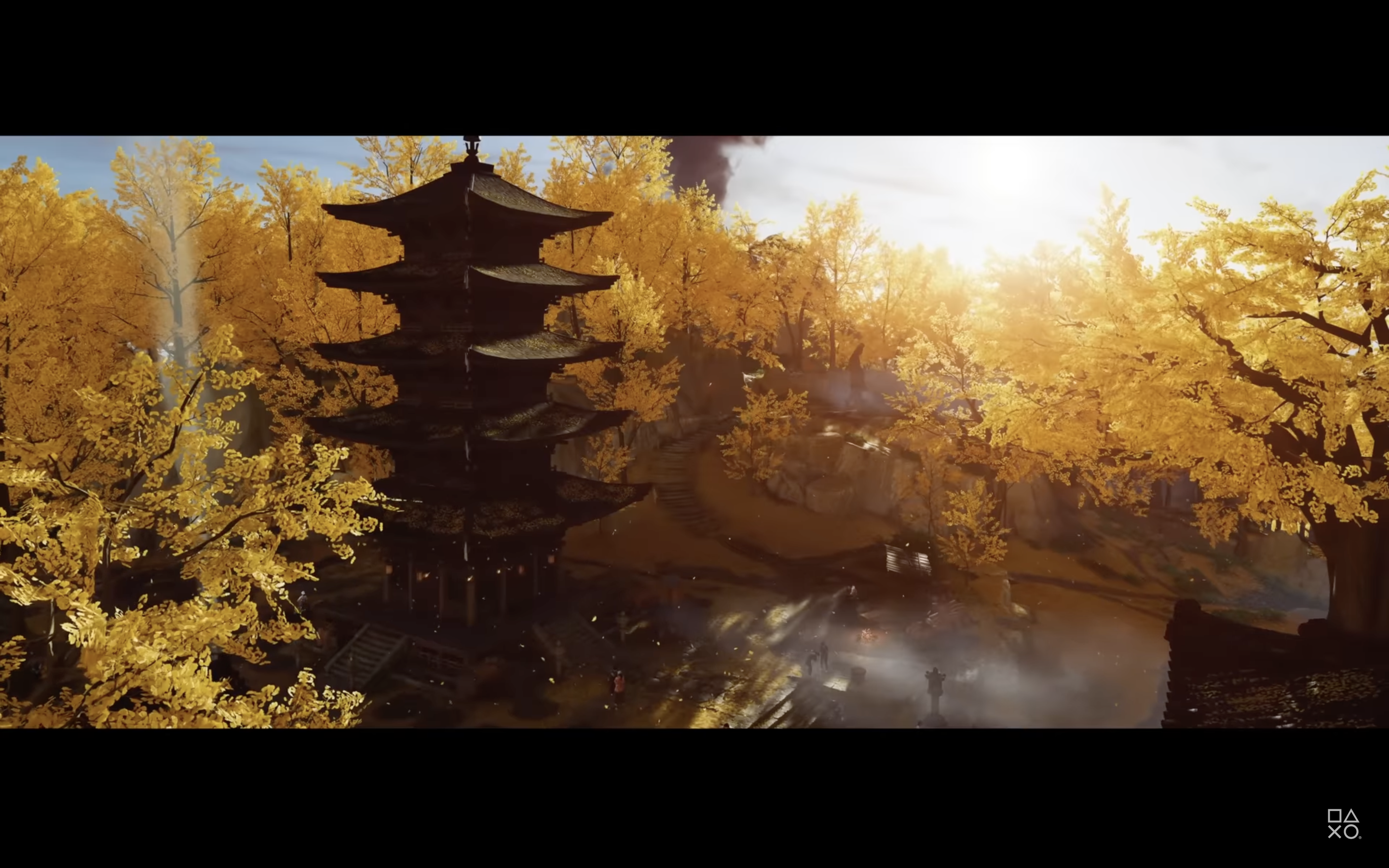 japanese pagoda autumn