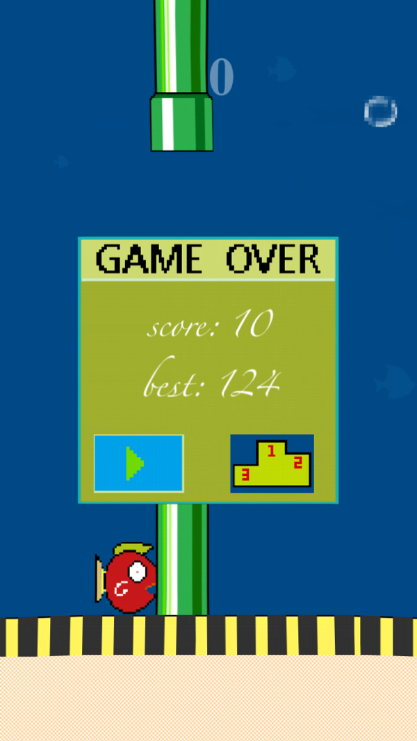 ko fish game over score