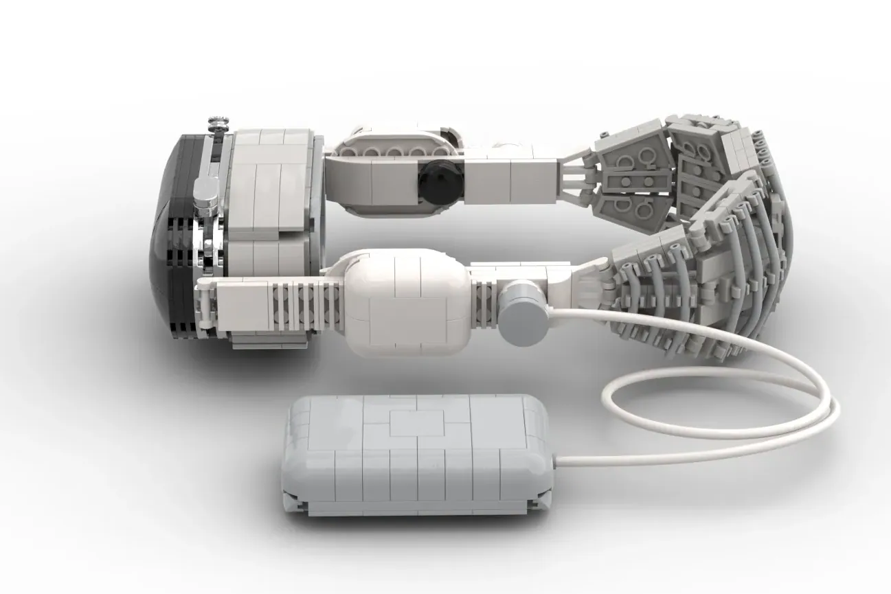 lego technic robotic arm side