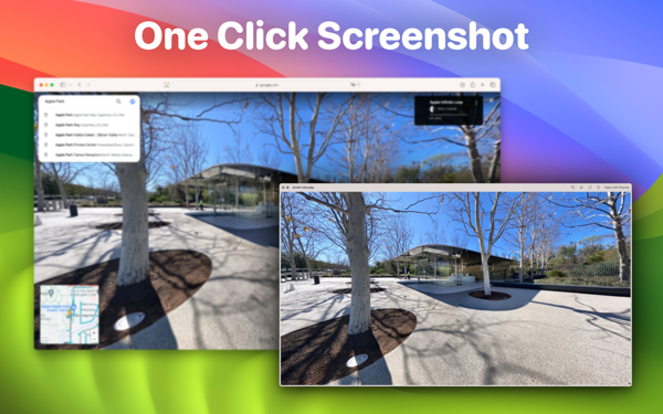 one click screenshot feature