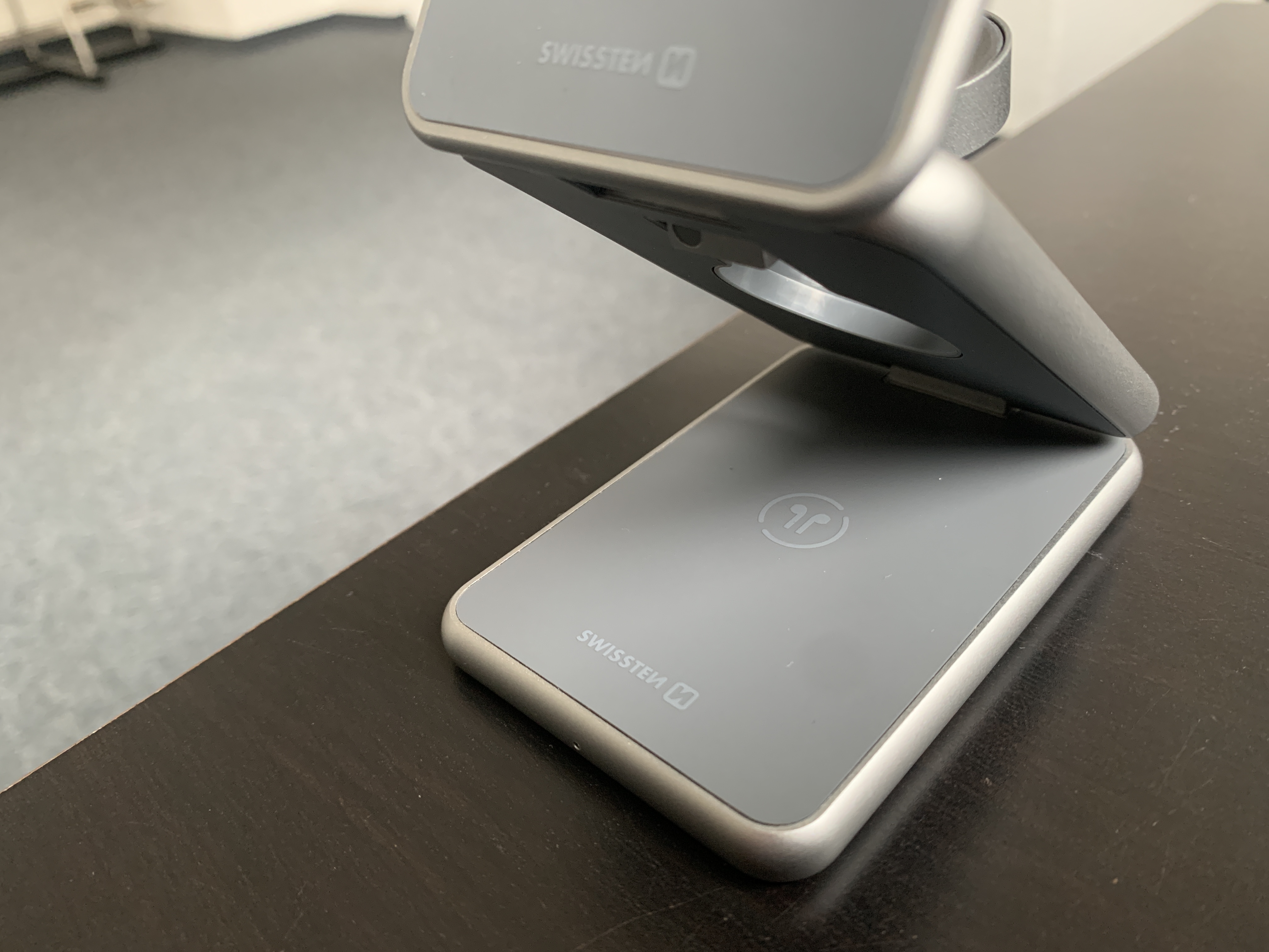 phone stand base closeup