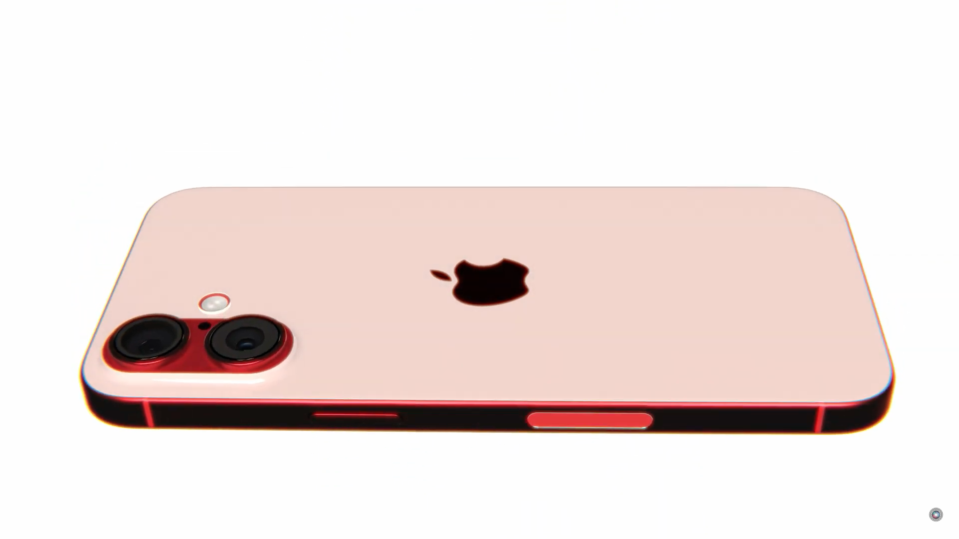 red iphone back view