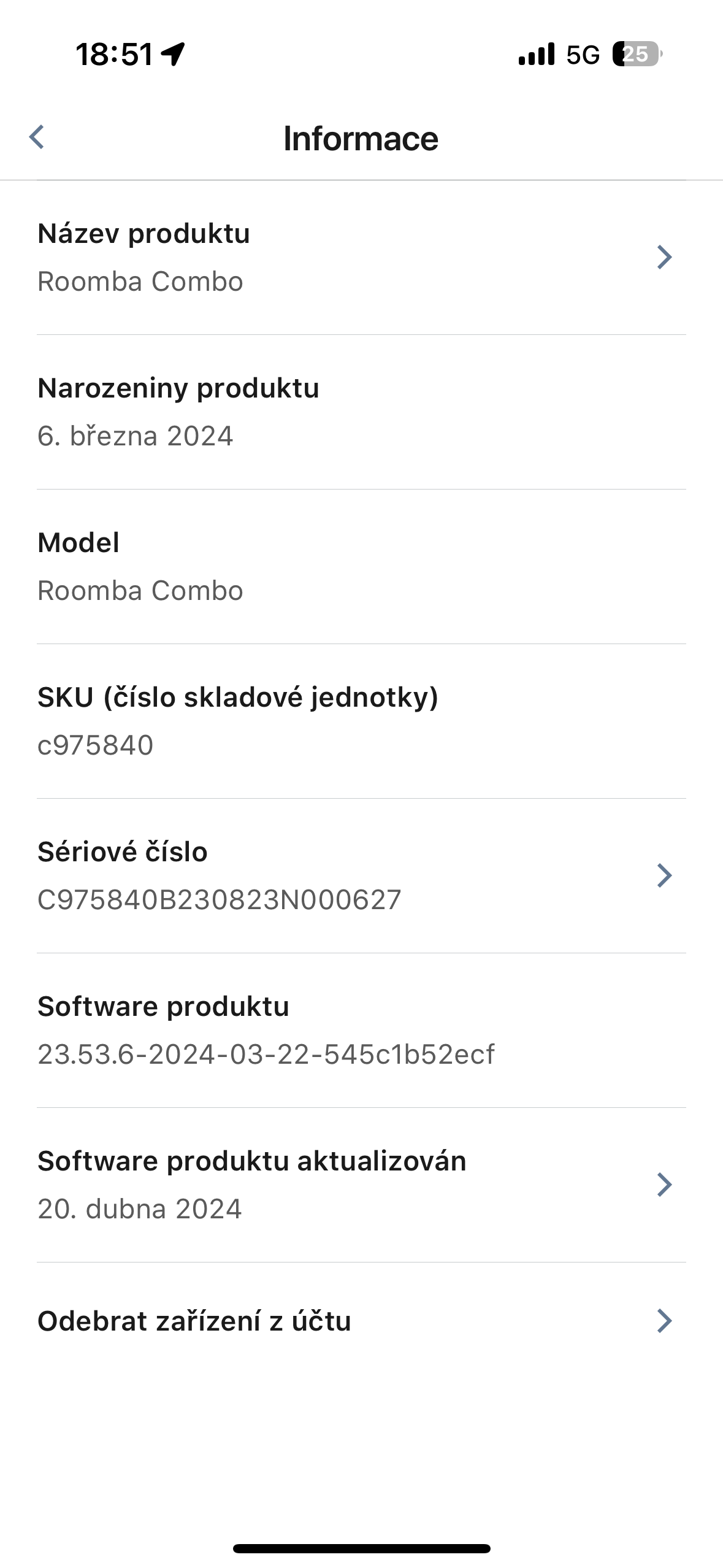 roomba combo product info