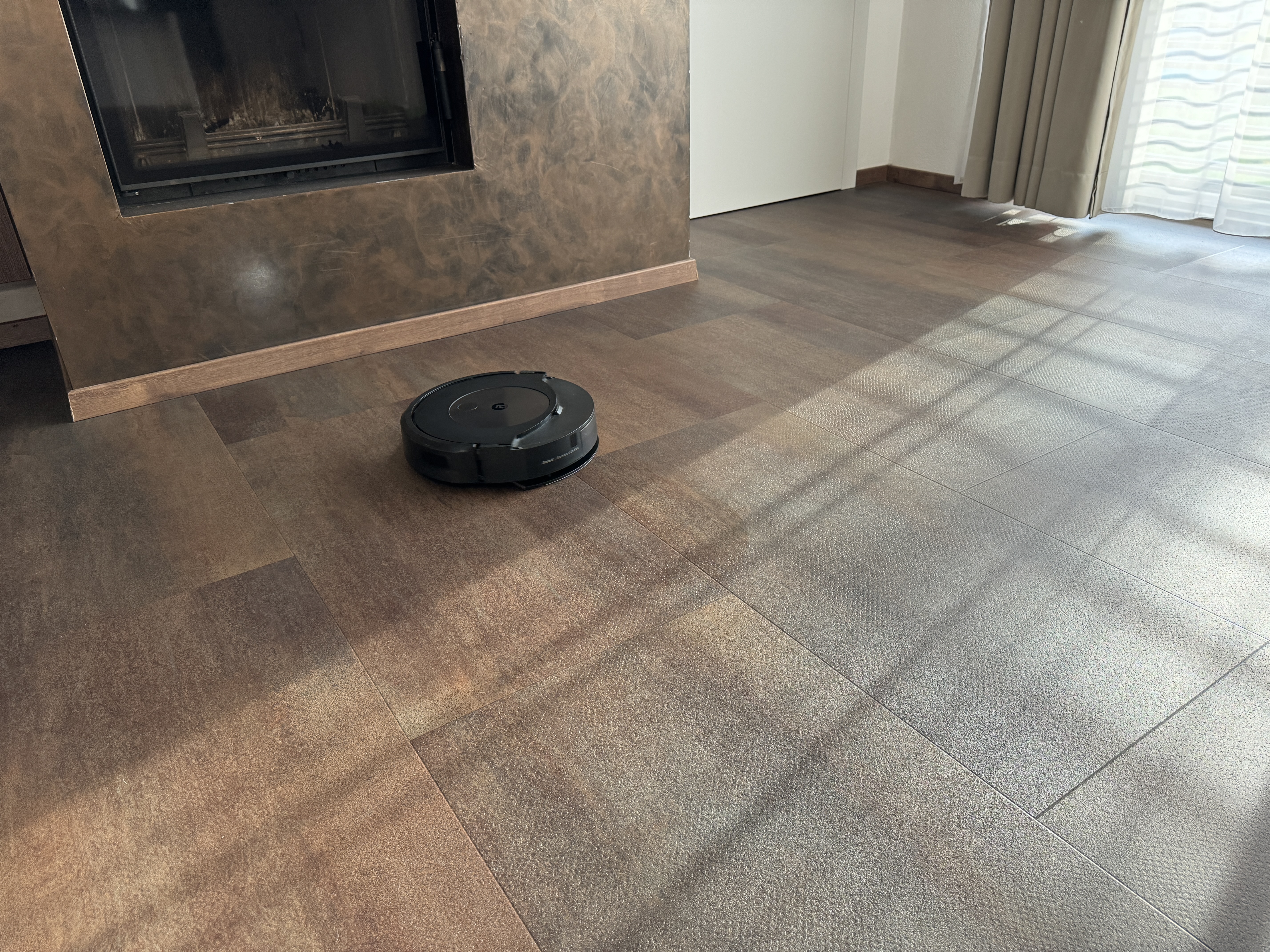roomba in living room