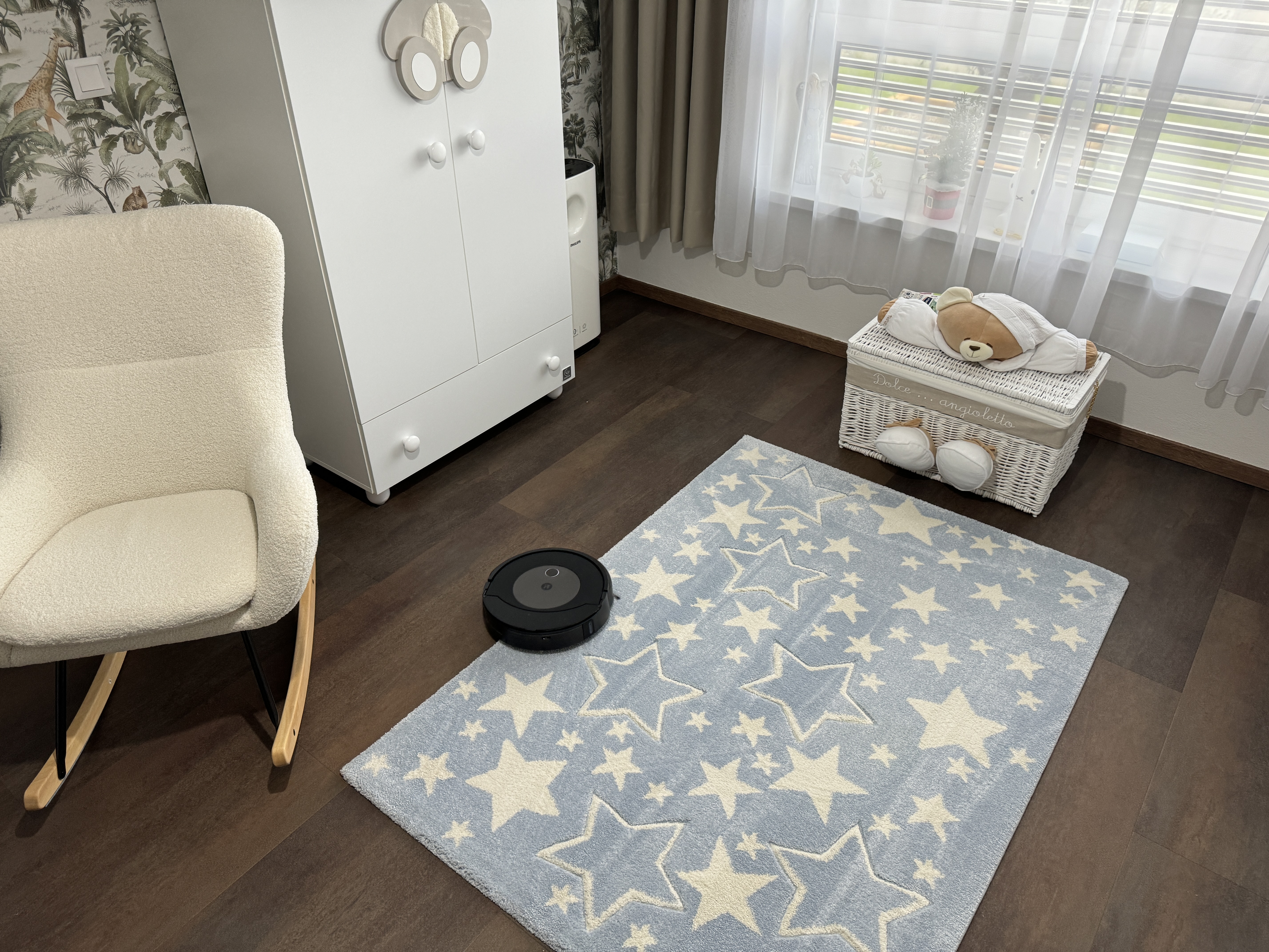 roomba nursery cleaning