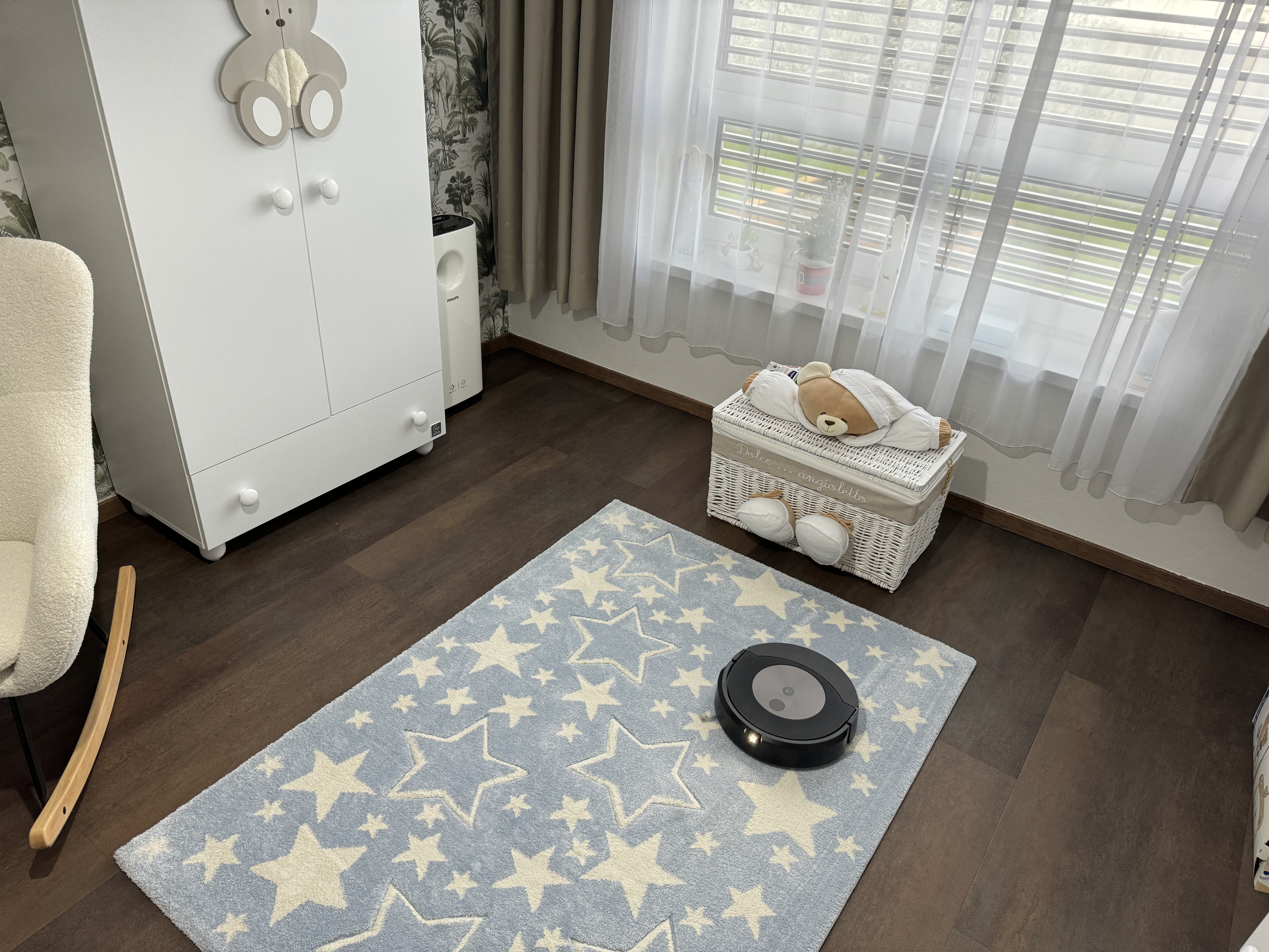 roomba on star rug