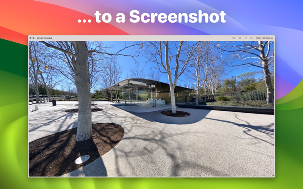 street view to screenshot