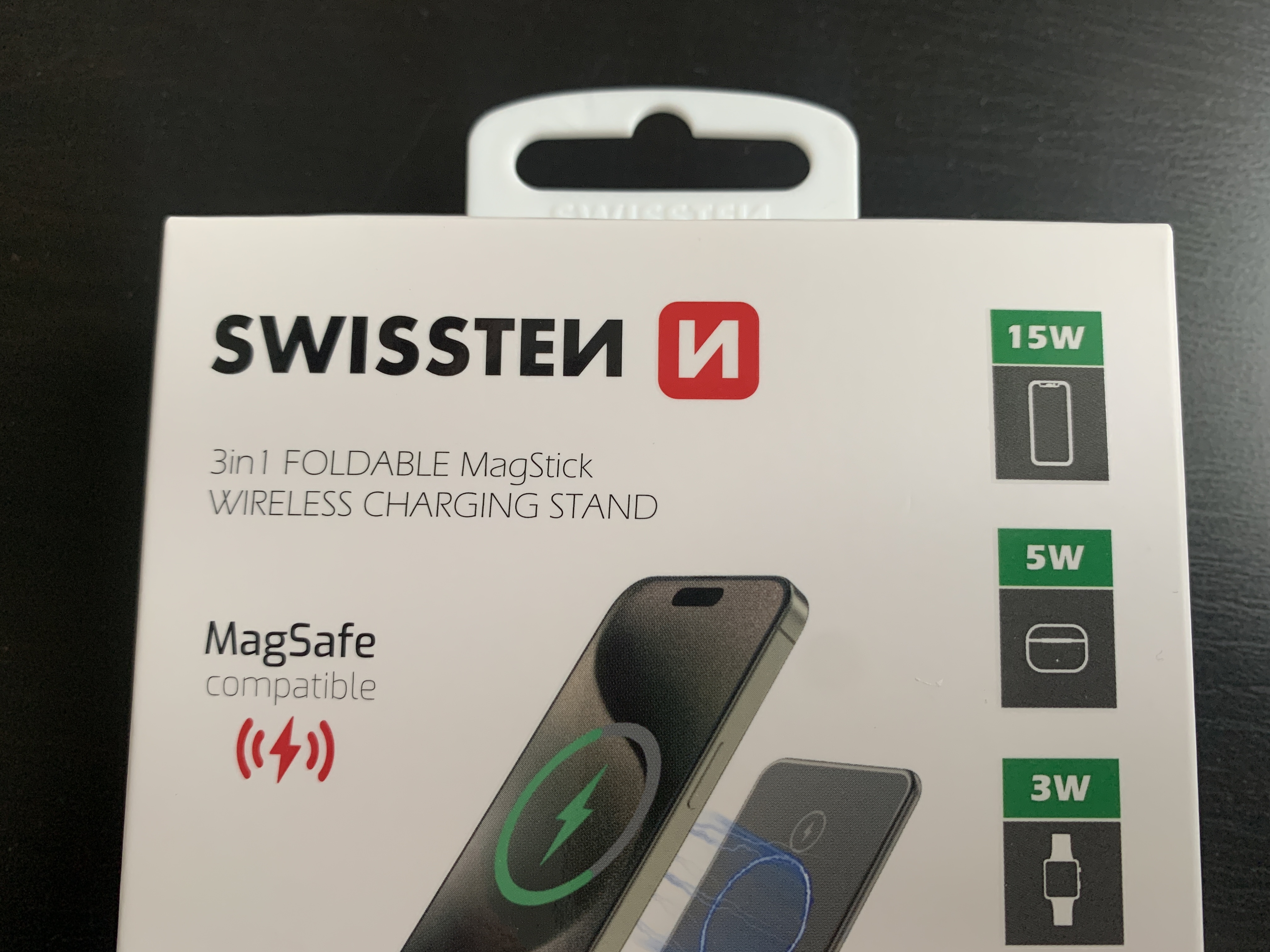 swissten charging stand closeup