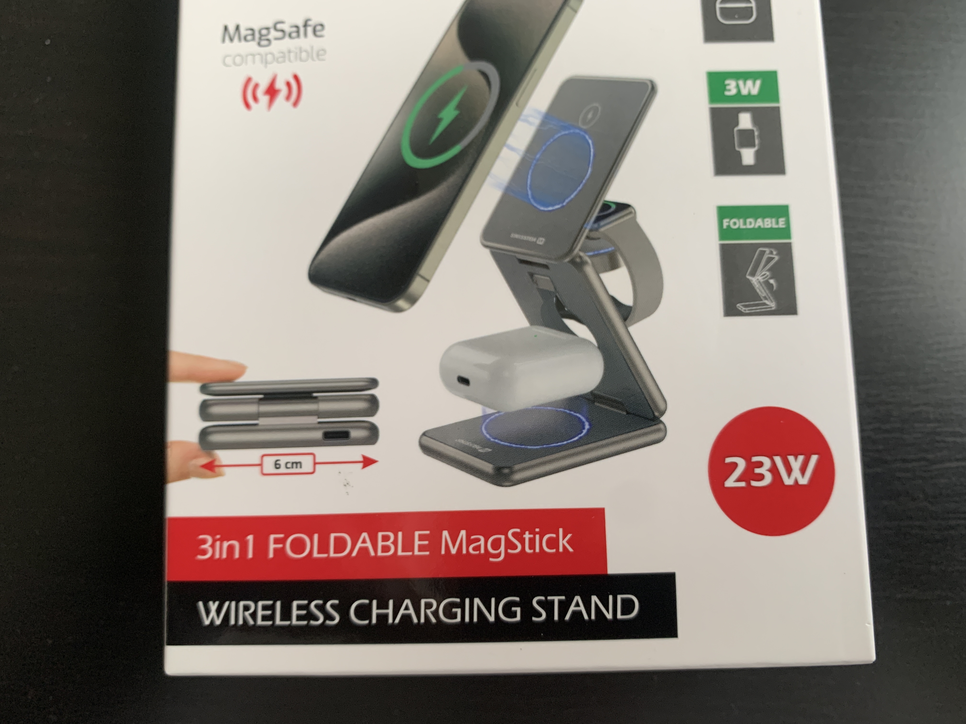 swissten charging stand features