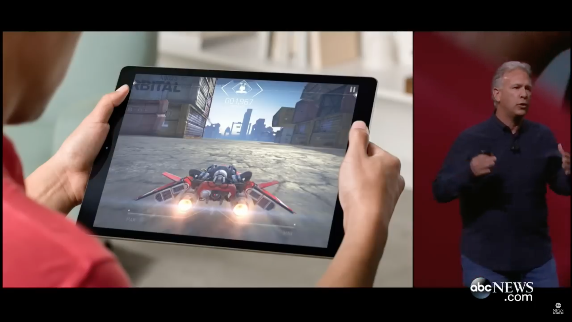 tablet gaming presentation