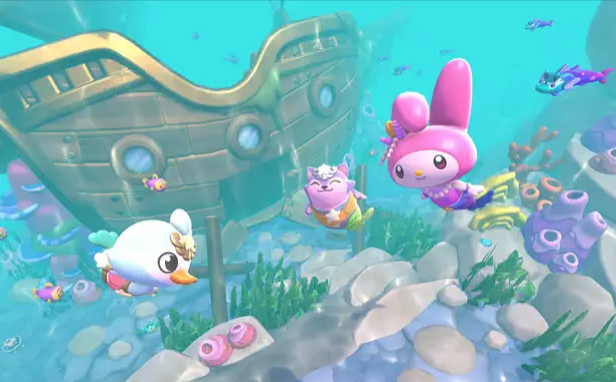 underwater adventure characters