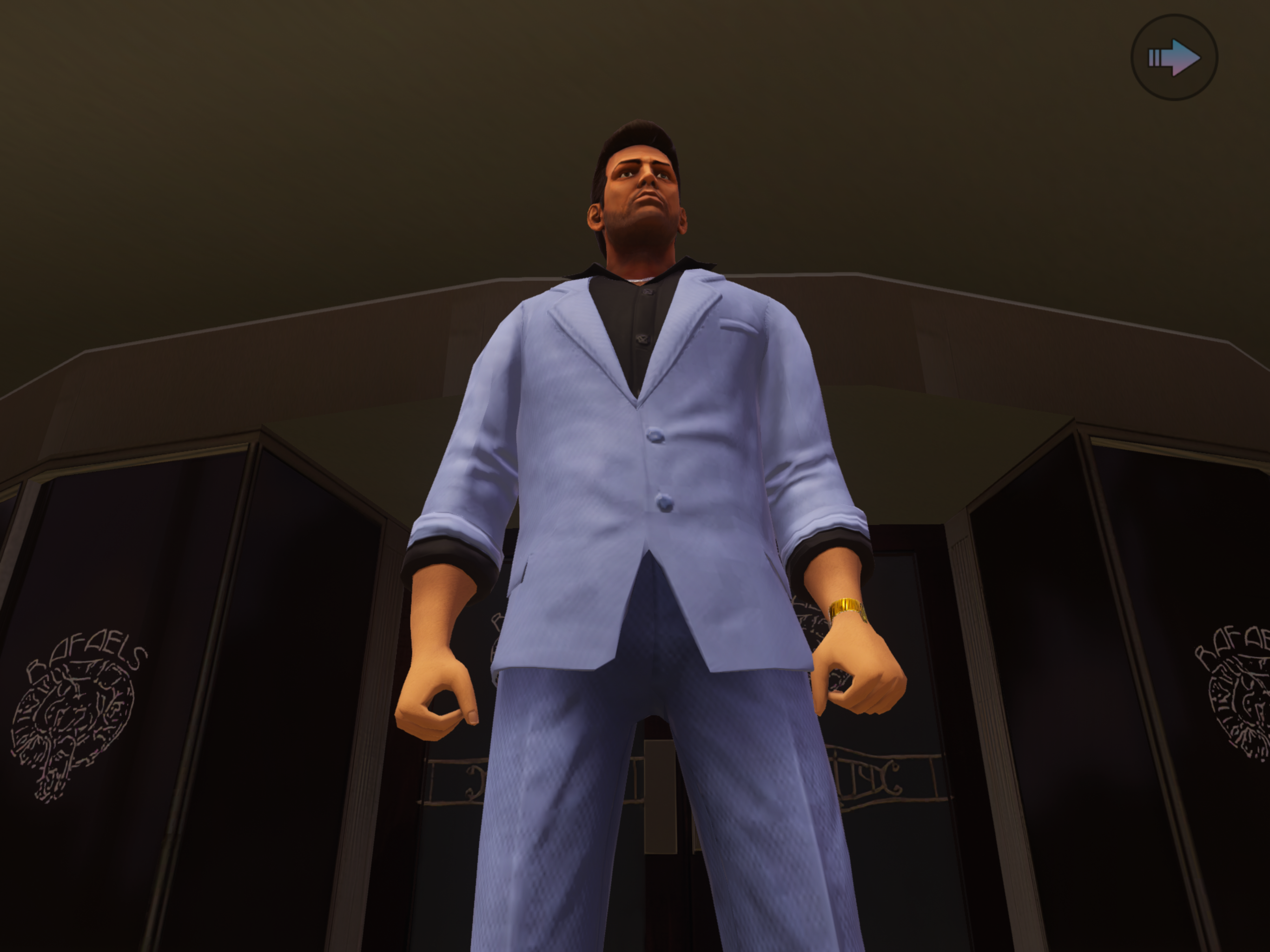 vice city character in suit