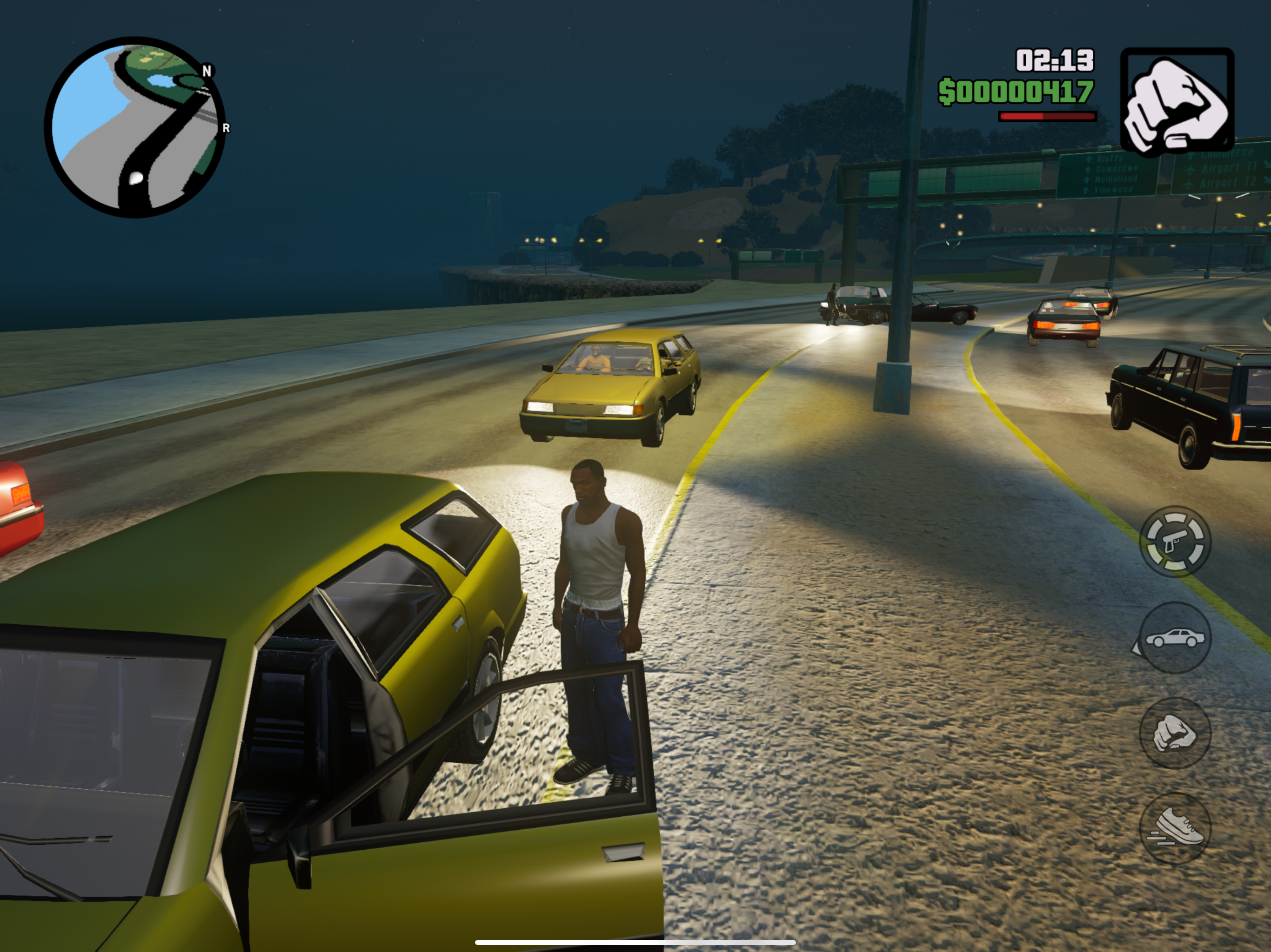 video game night driving