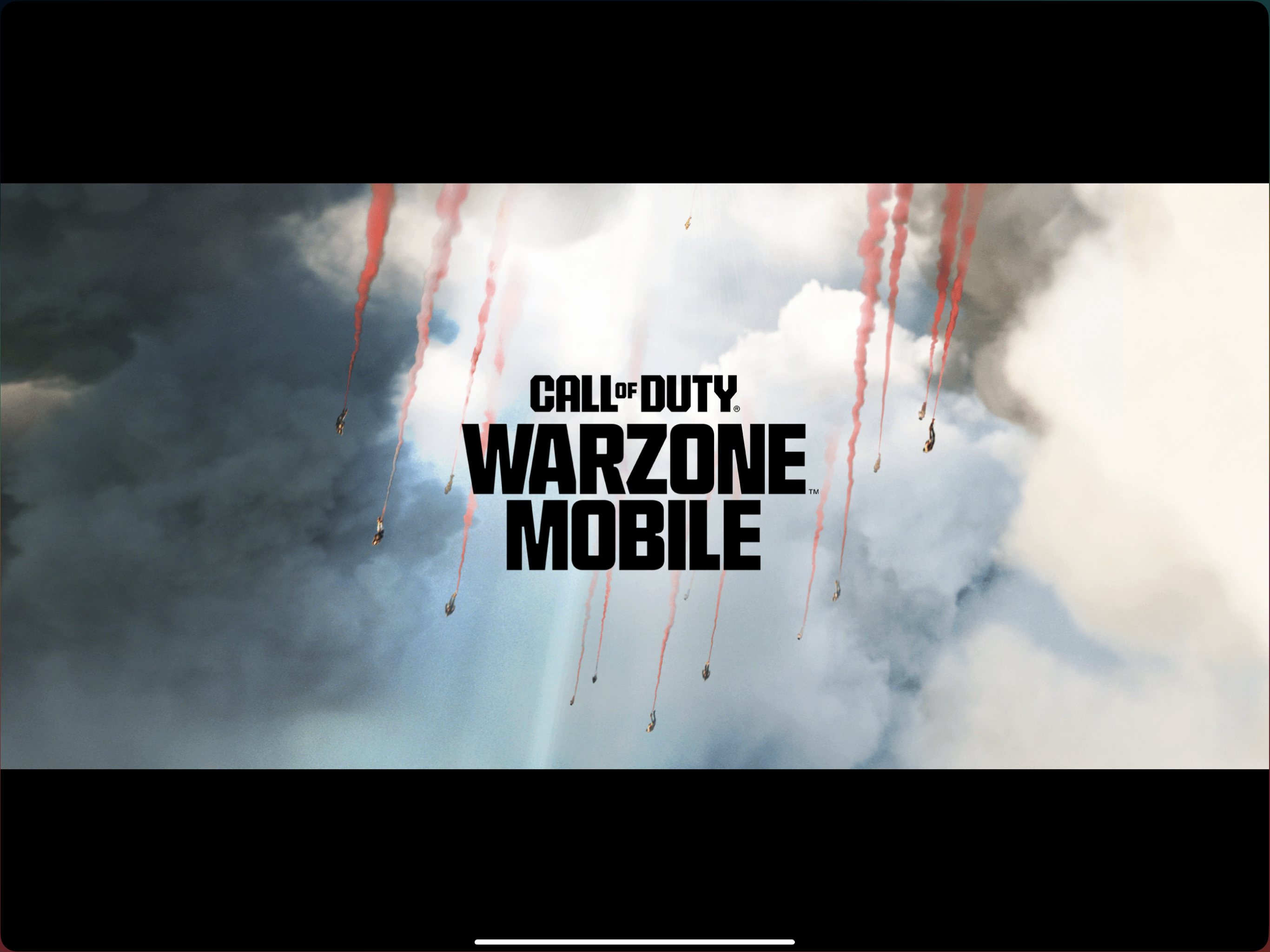 warzone mobile title screen