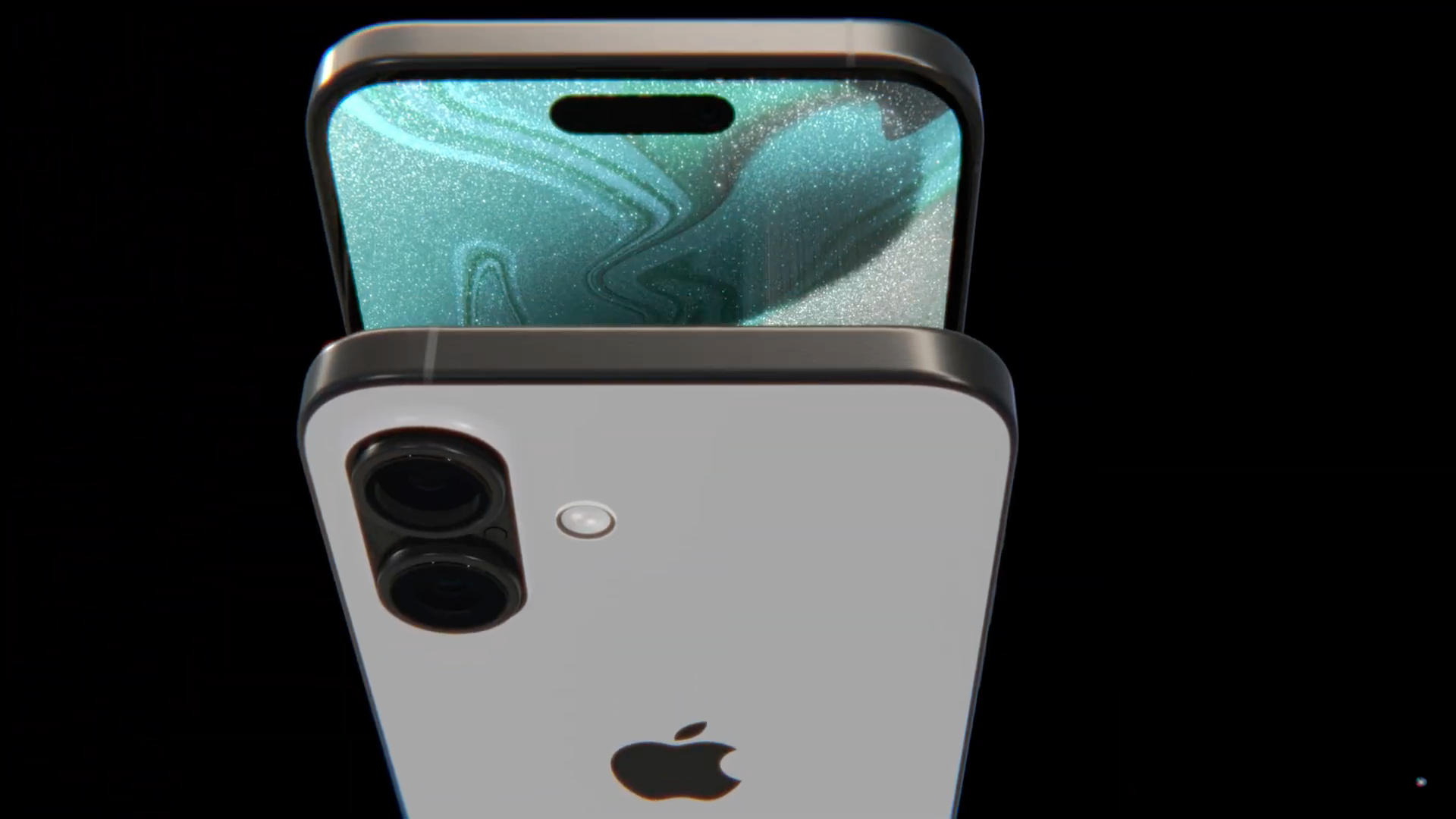 white iphone dual camera