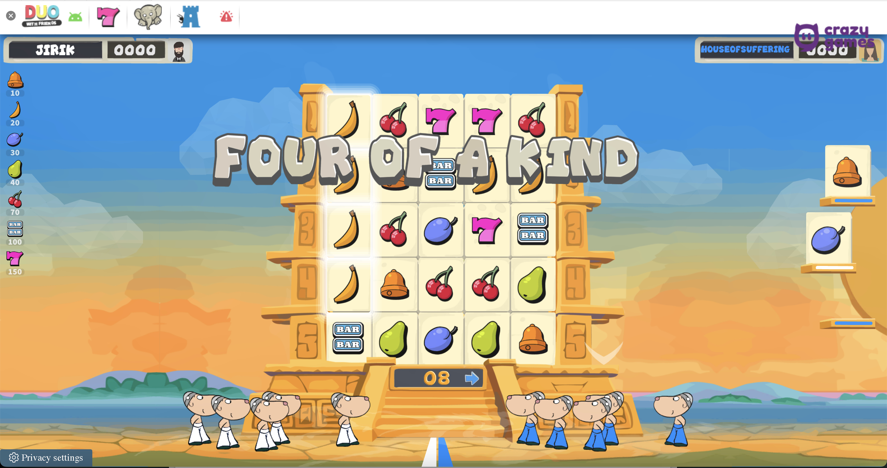 zoolapoola four of a kind