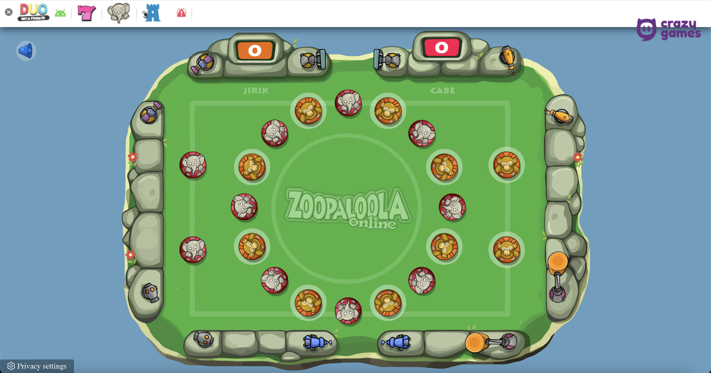 zoolapoola online game board
