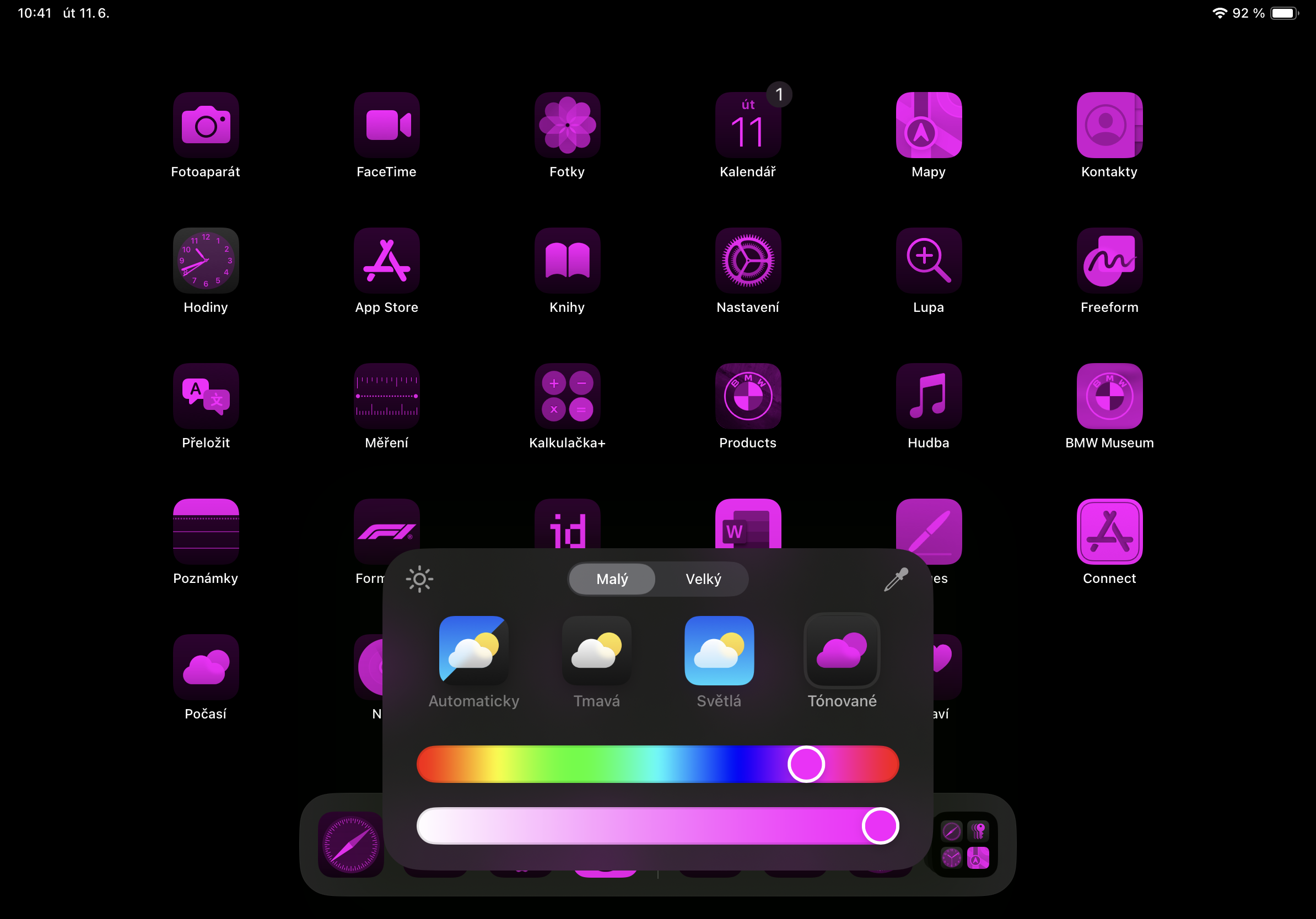 app icons color customization