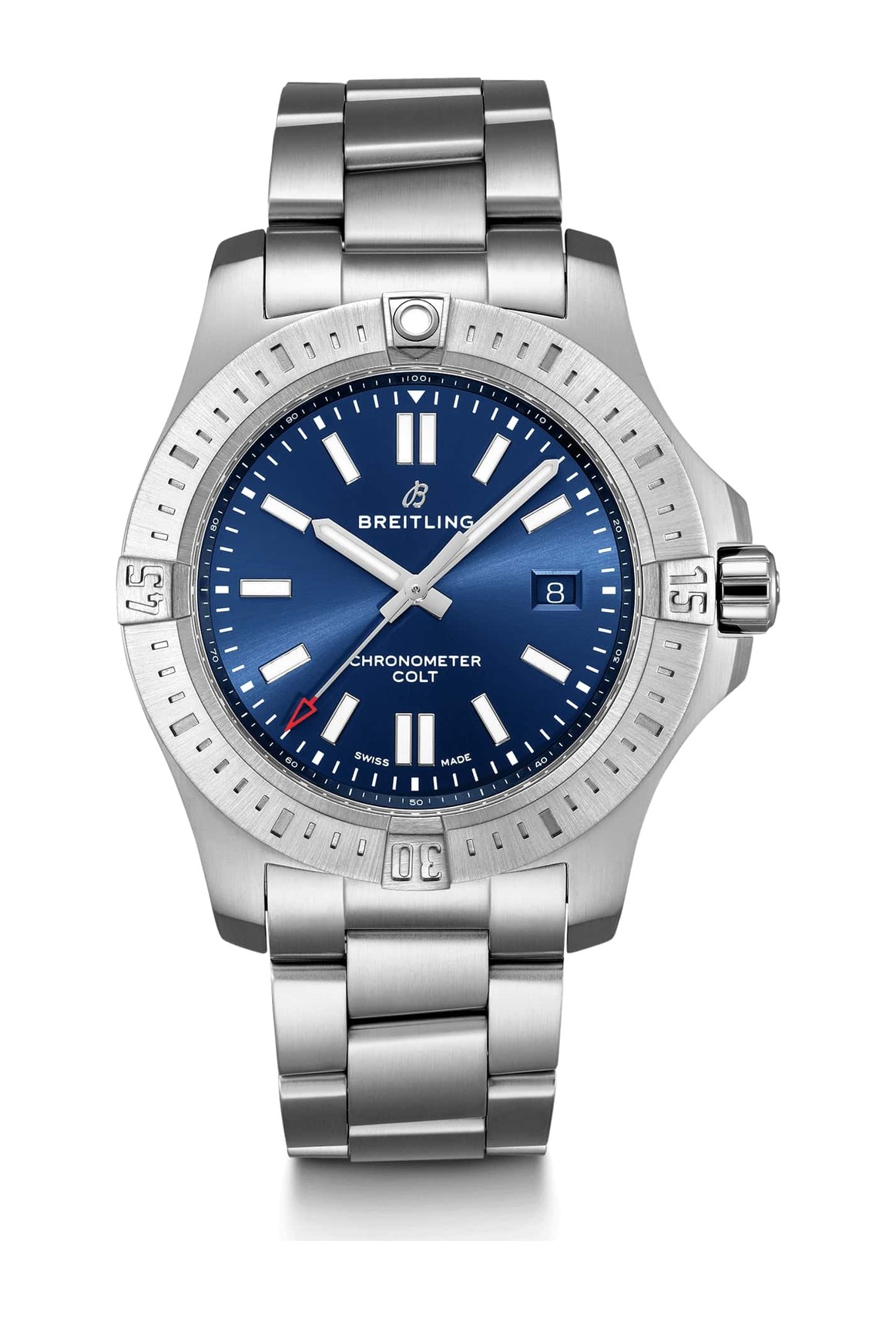 breitling watch blue dial