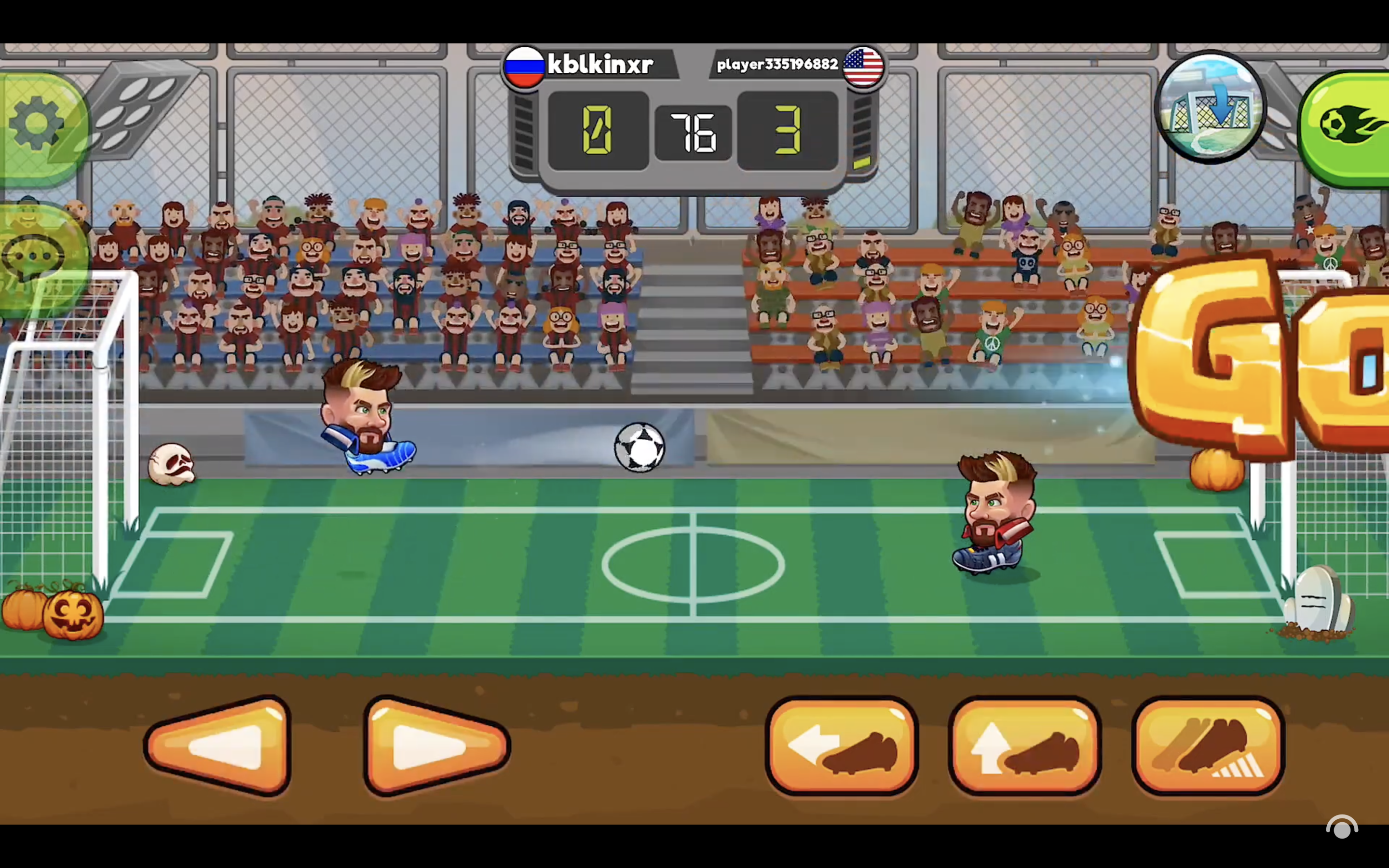 cartoon soccer action