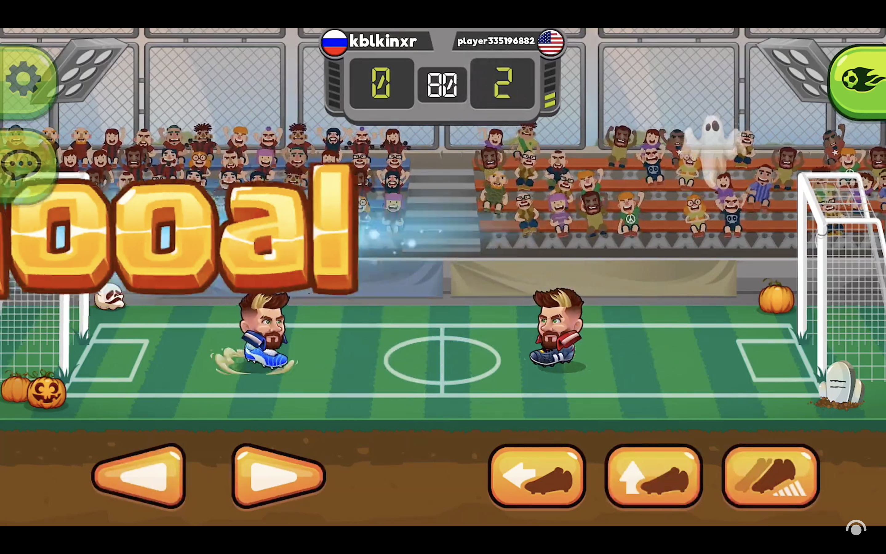 cartoon soccer goal