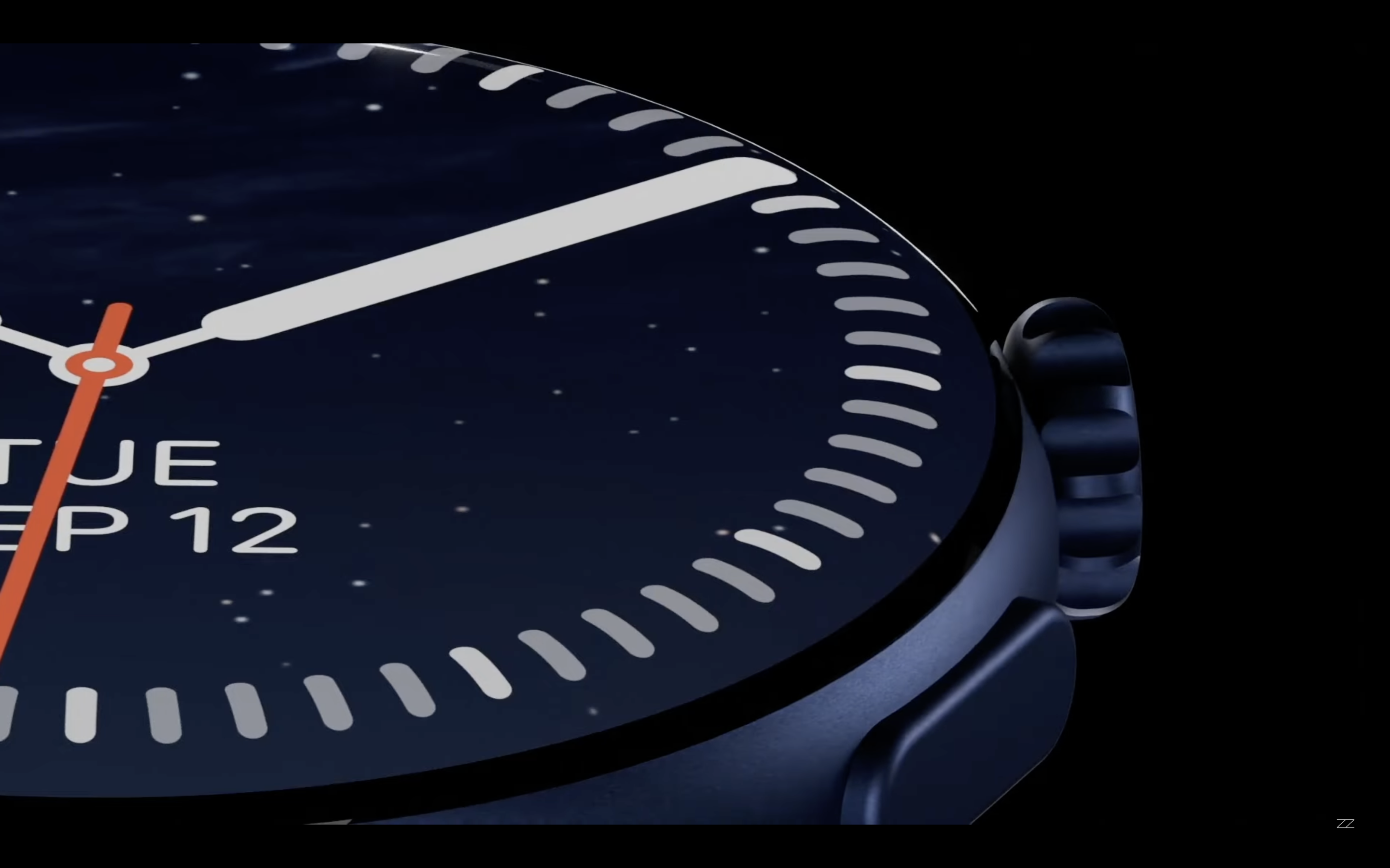 closeup of watch face