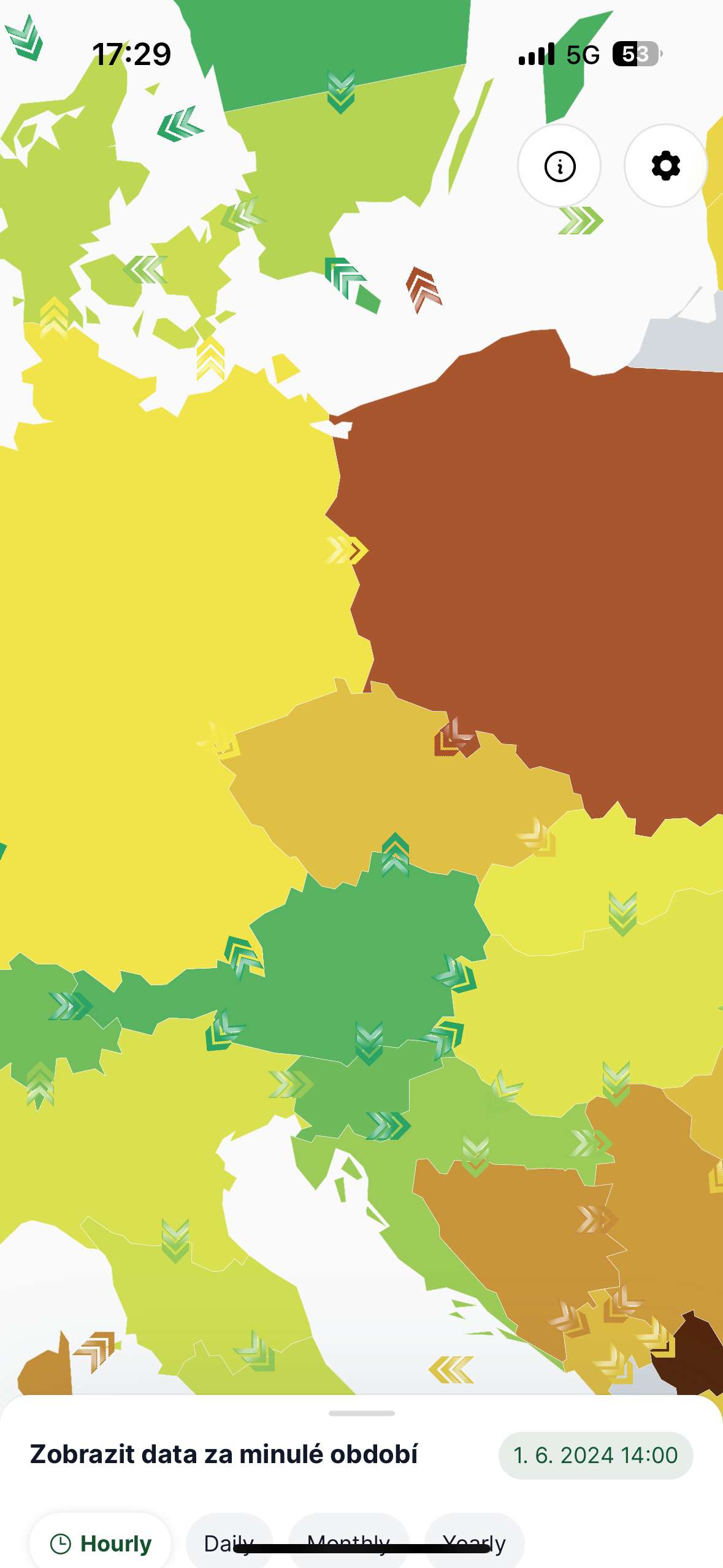 electricity flow map europe