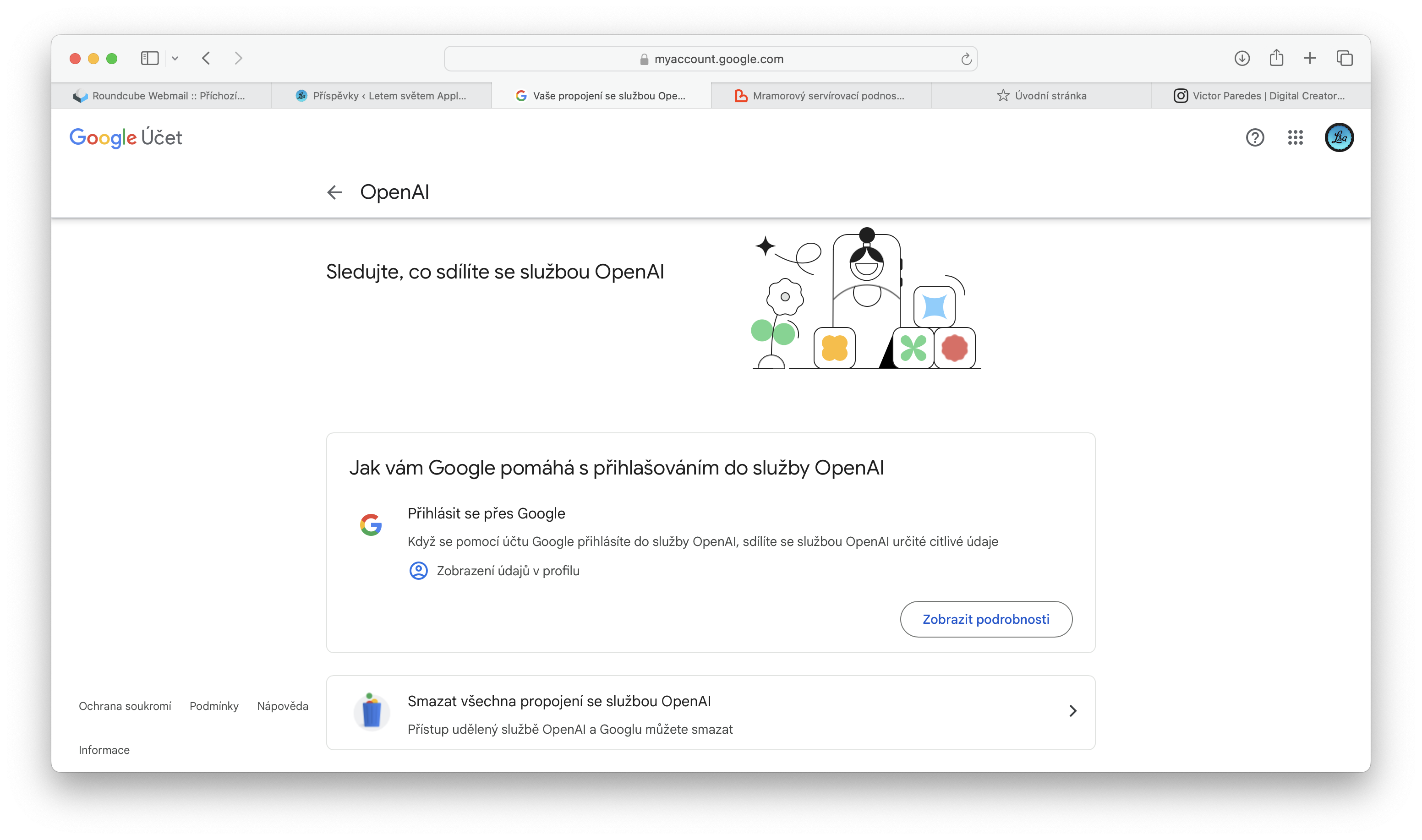 google openai integration page