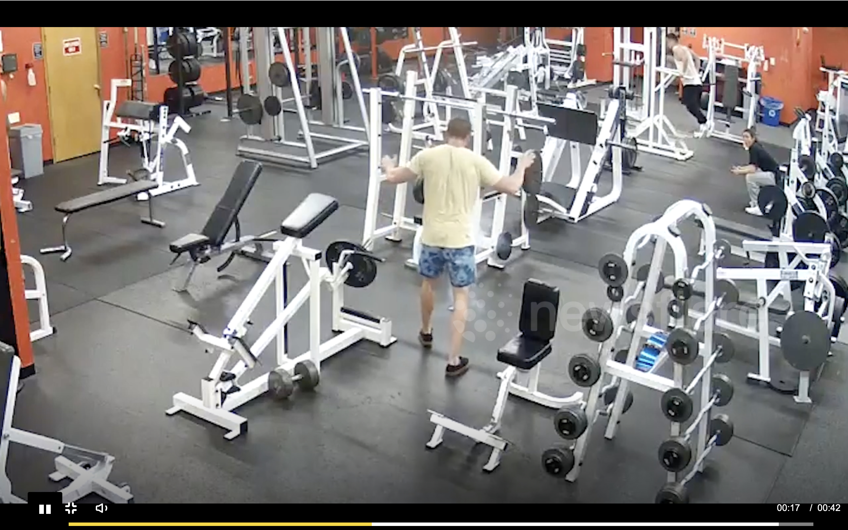 gym exercise equipment dumbbell