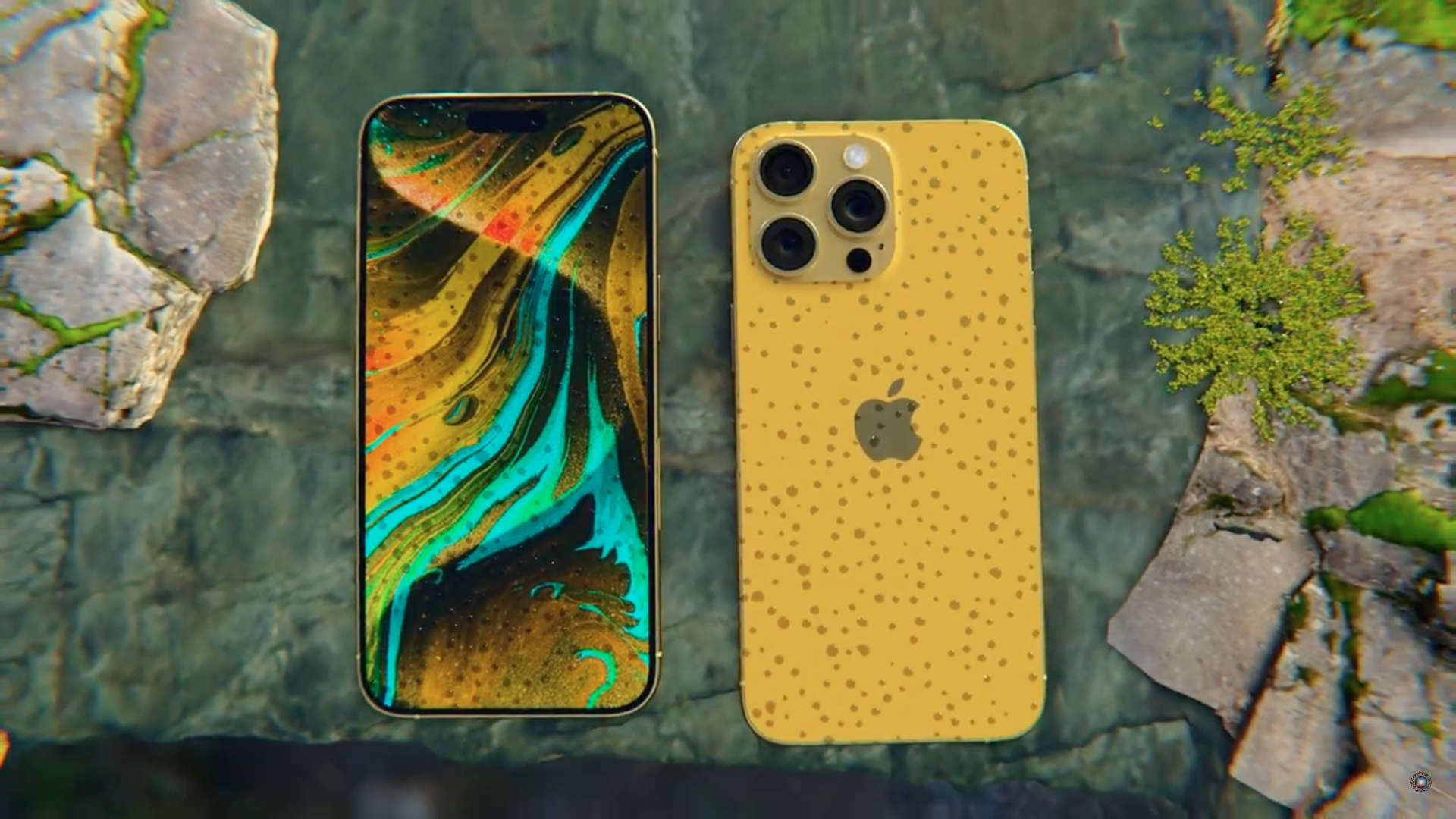 iphone 14 pro yellow design